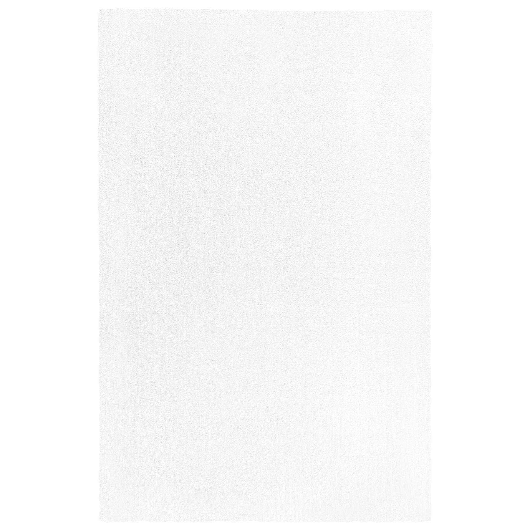 Beliani - DEMRE - Shaggy vloerkleed - Wit - 200 x 300 cm - Polyester