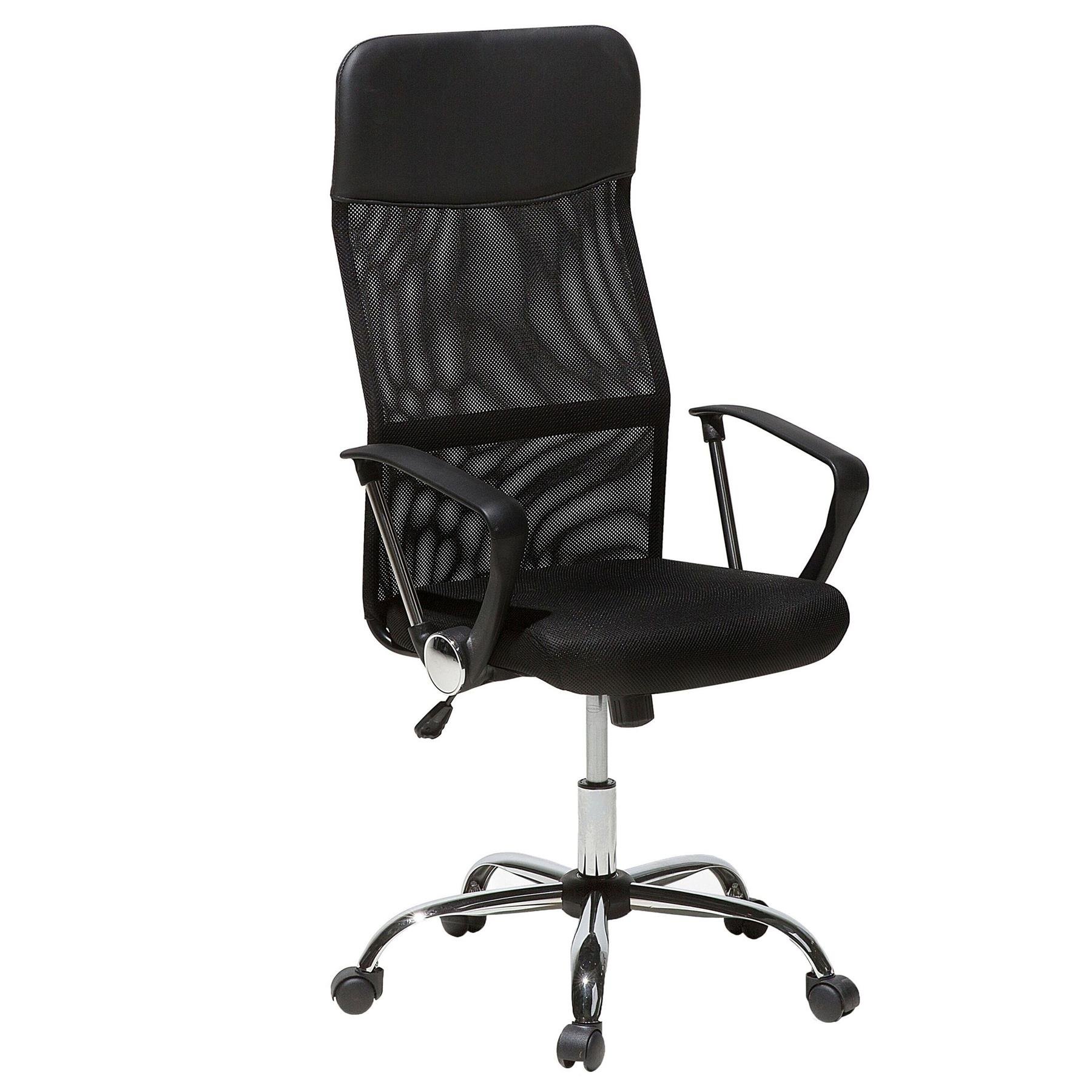 Beliani - DESIGN - Bureaustoel - Zwart - Polyester