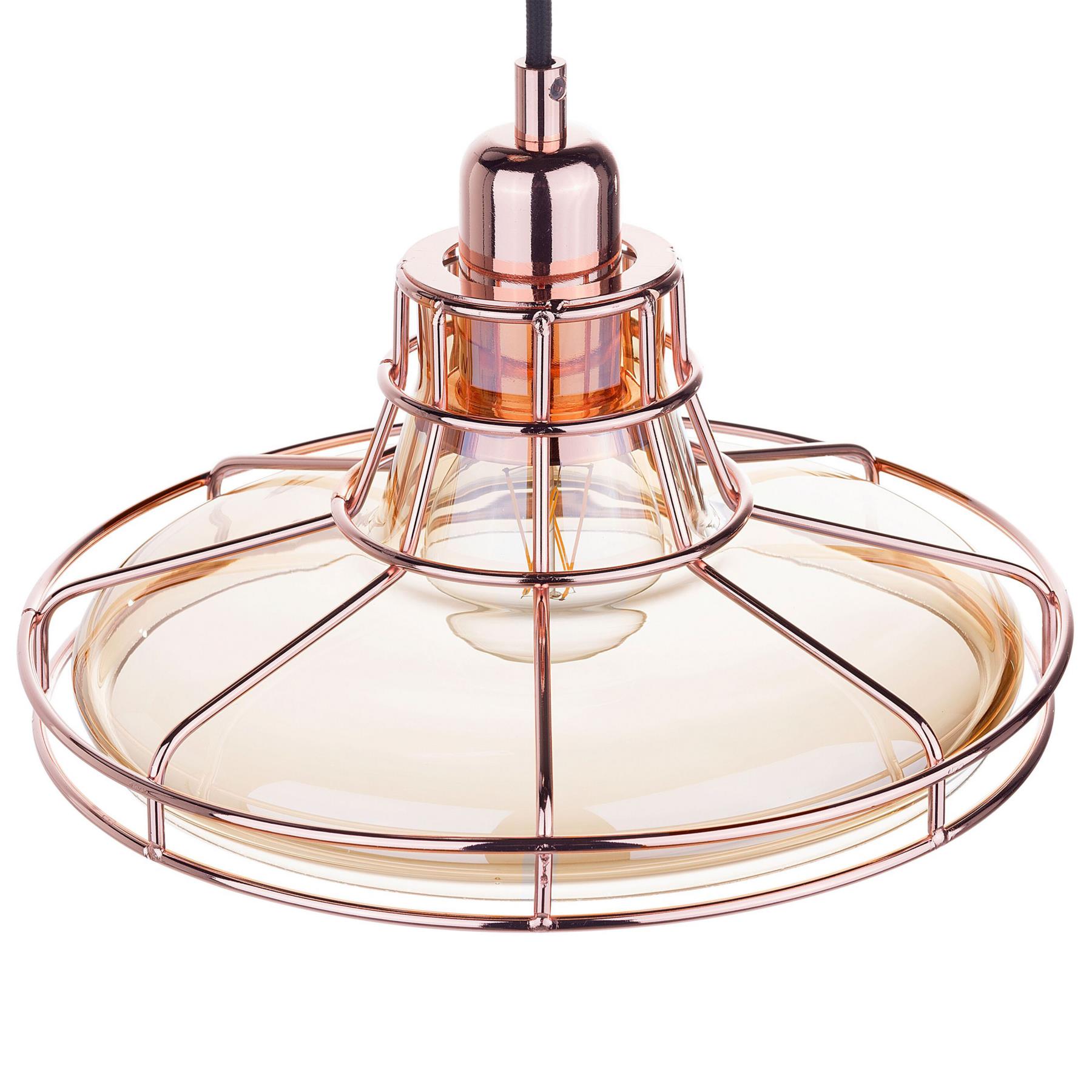 Beliani - TORRE - Hanglamp - Koper - Glas