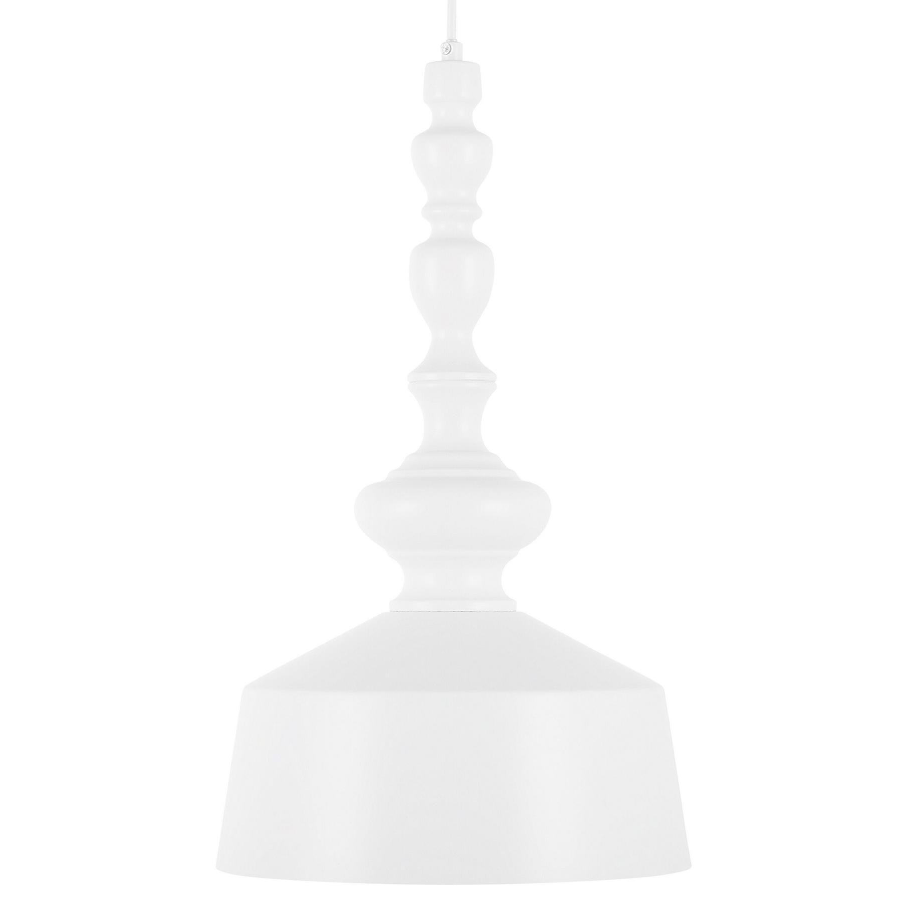Beliani - DRIVA - Hanglamp - Wit - Metaal