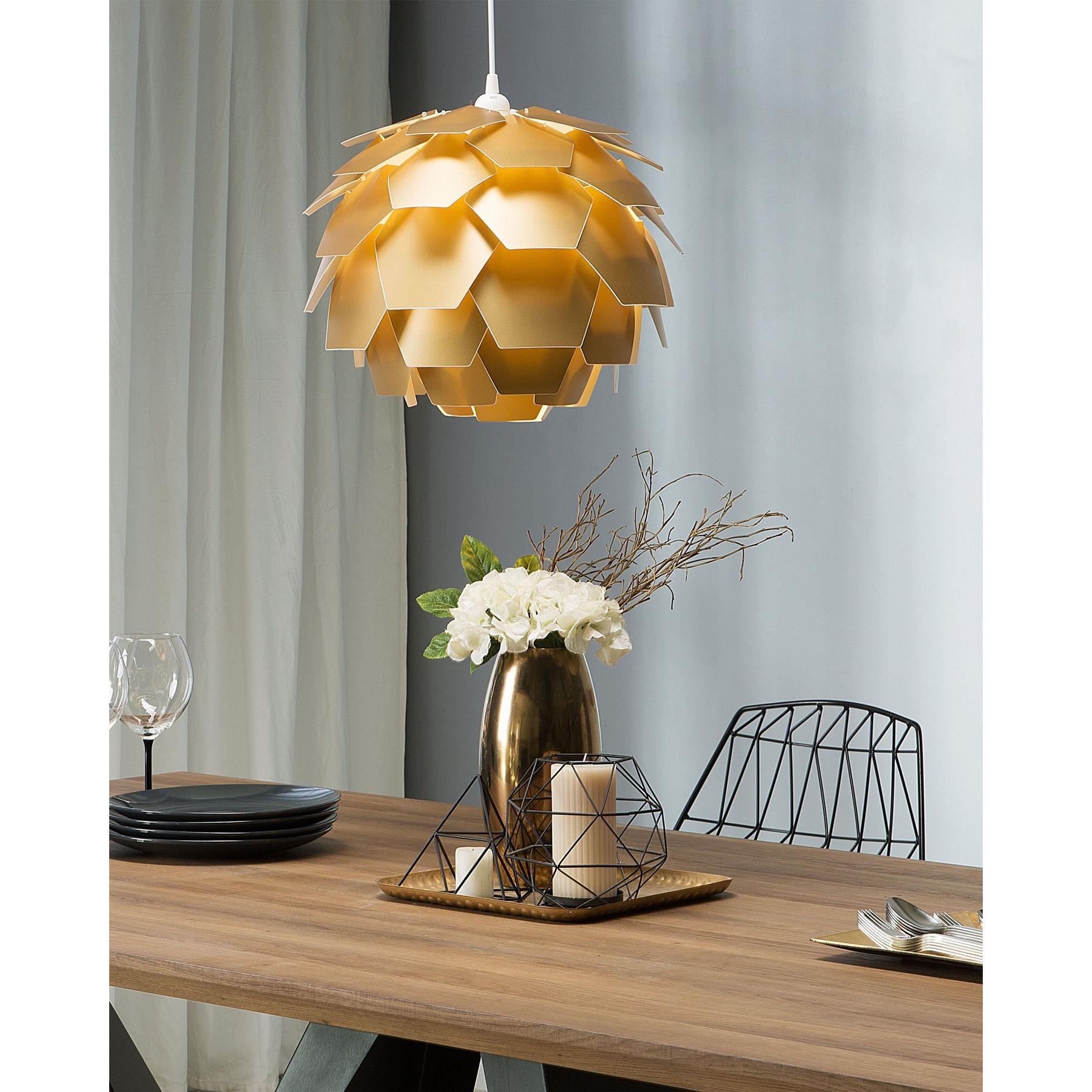 Beliani - SEGRE MINI - Kinderlamp - Goud - Synthetisch materiaal