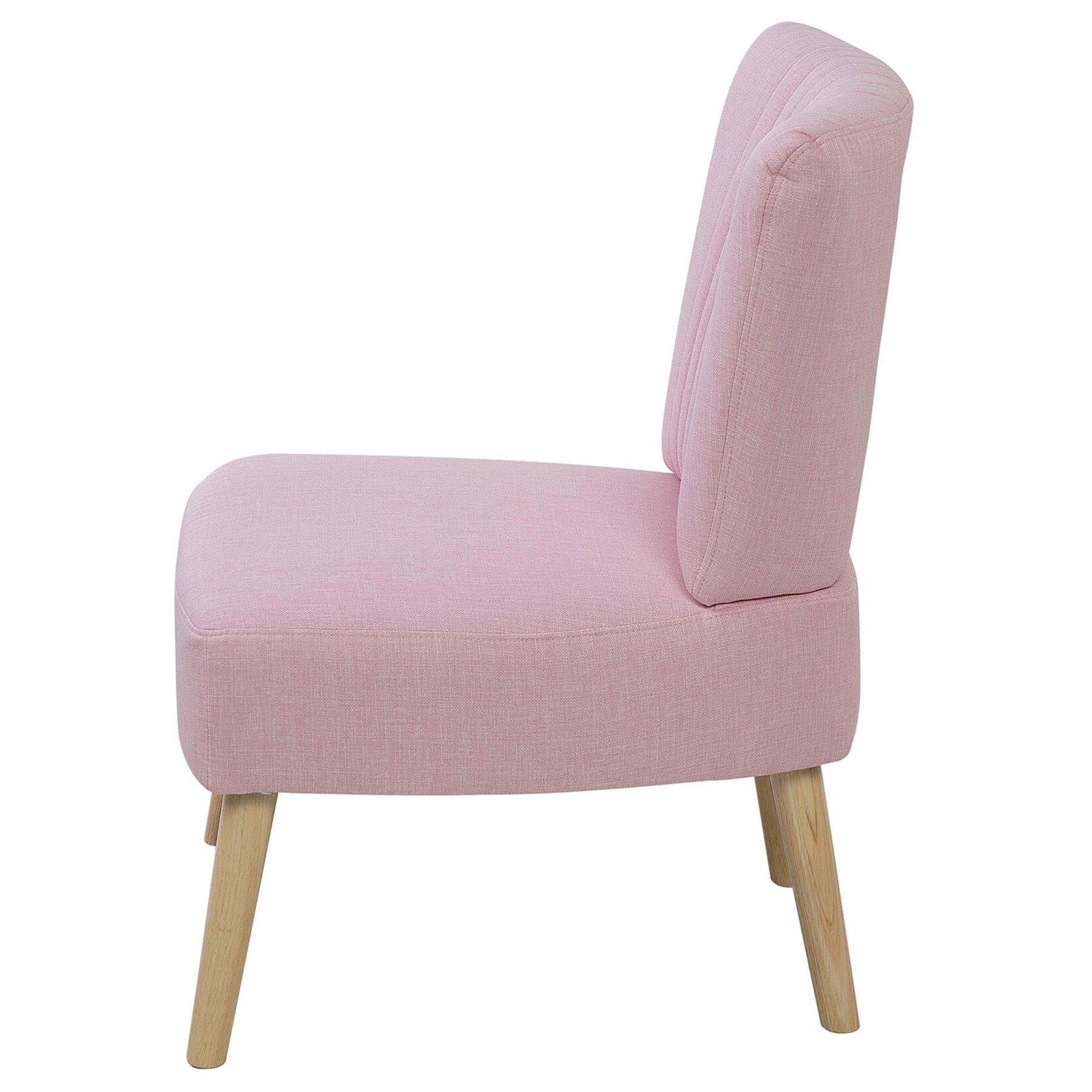 Beliani - VAASA - Fauteuil - Pastelroze - Polyester