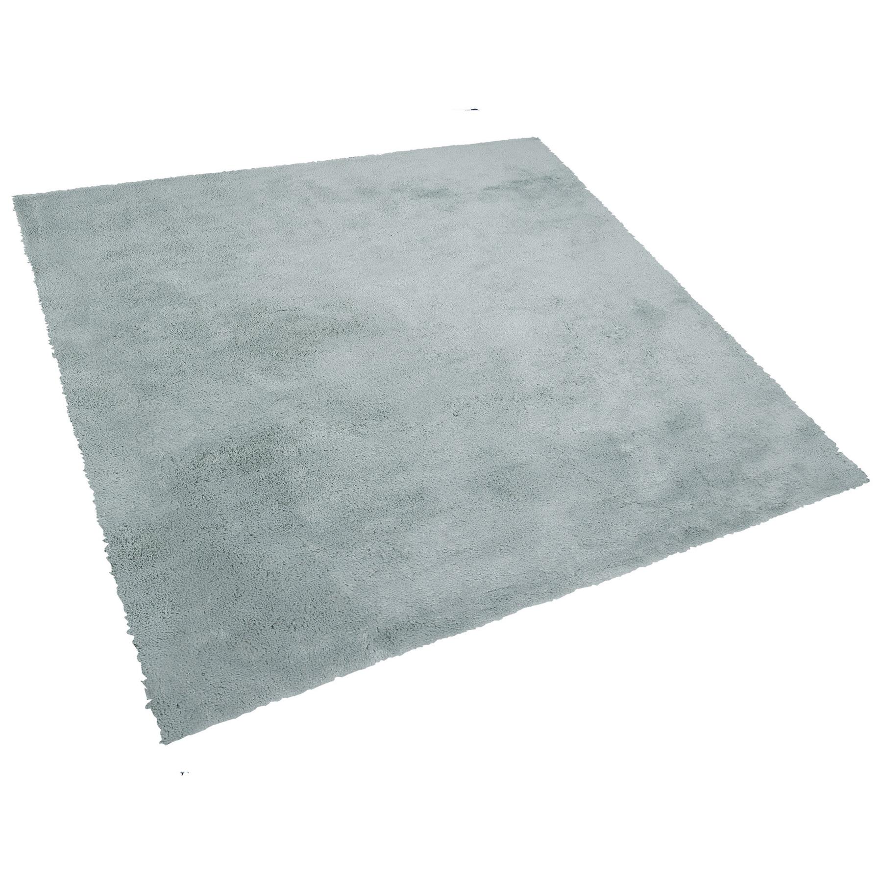 Beliani-EVREN -Shaggy vloerkleed-Groen-200 x 200 cm-Polyester