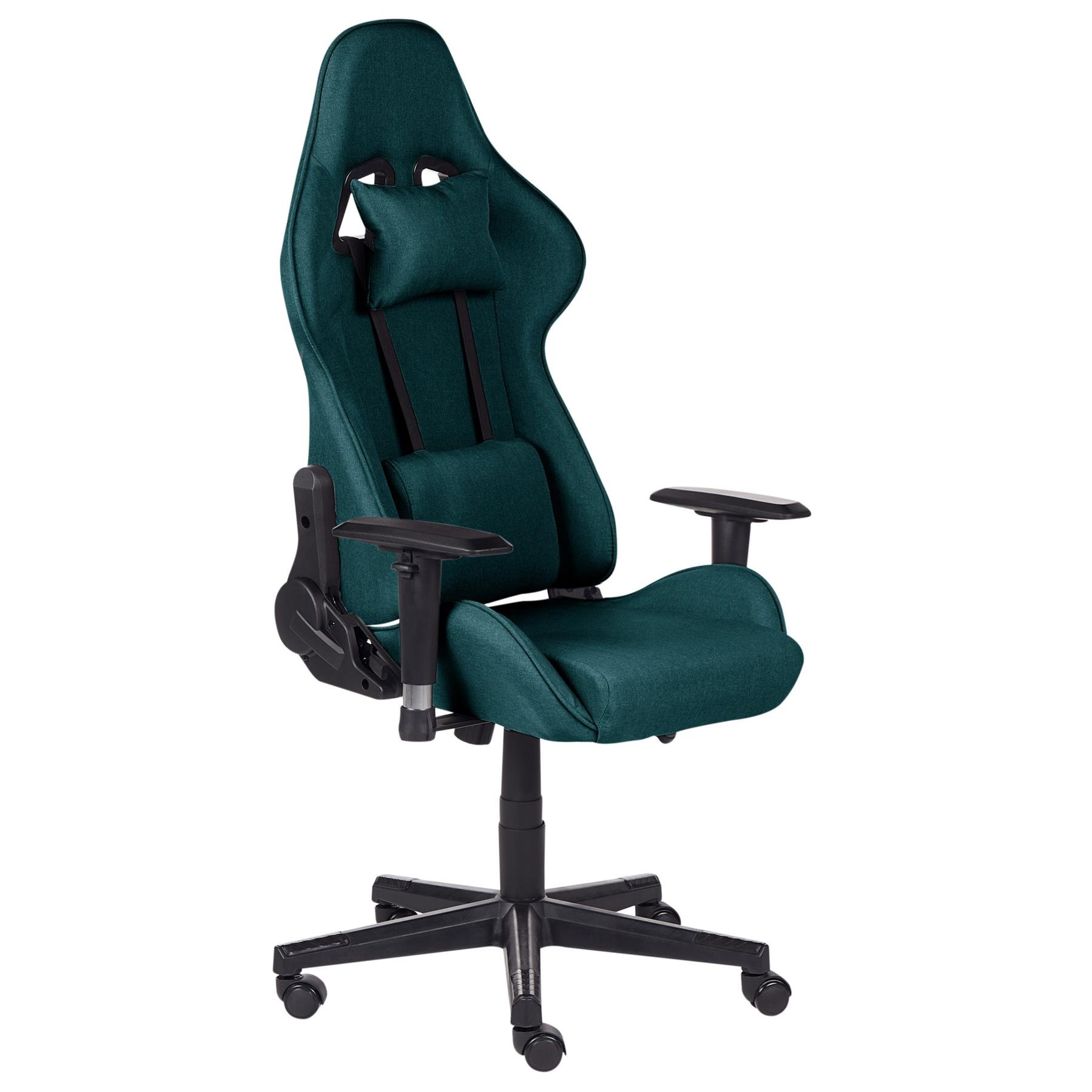 Beliani - WARRIOR - Gamestoel - Donkergroen - Polyester