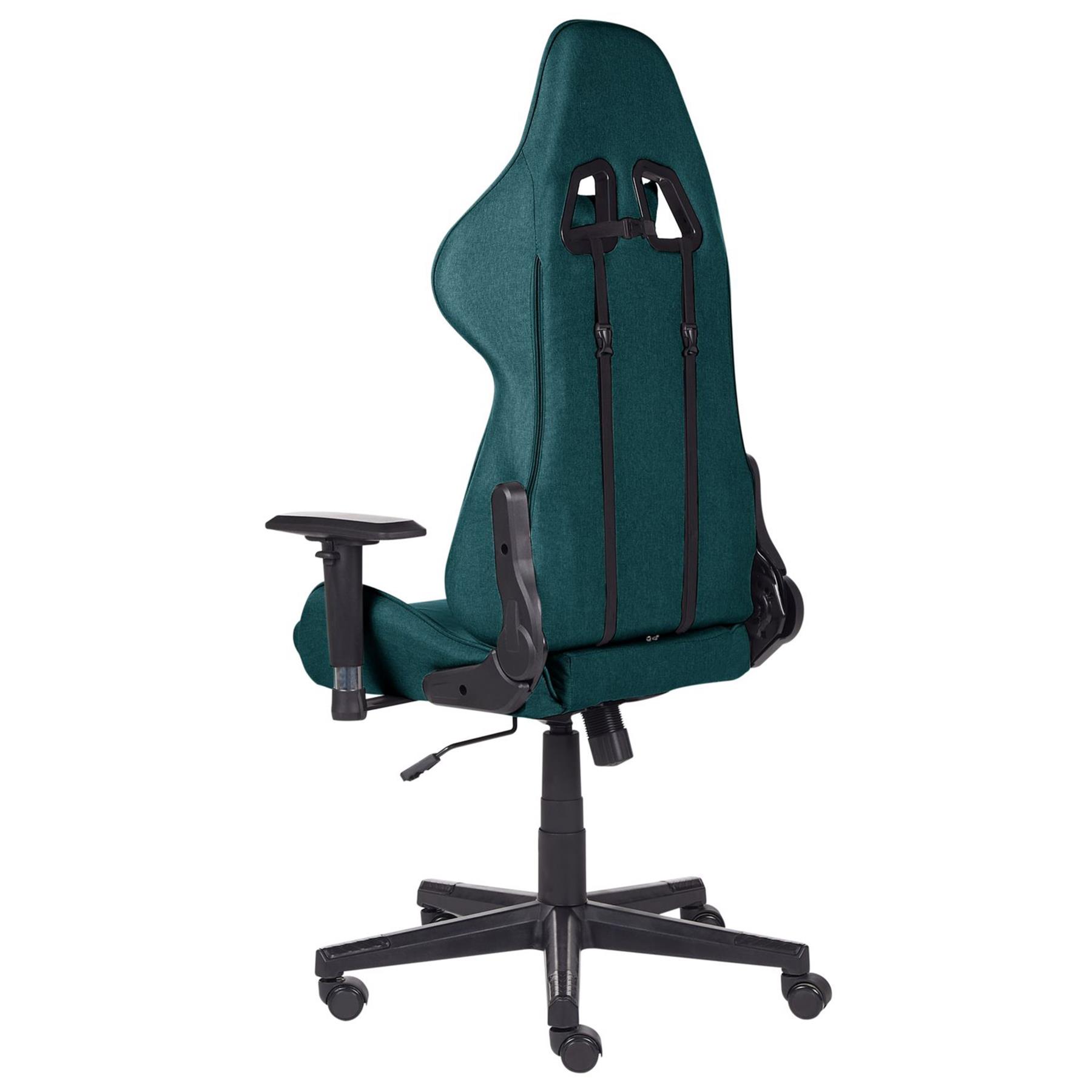 Beliani - WARRIOR - Gamestoel - Donkergroen - Polyester