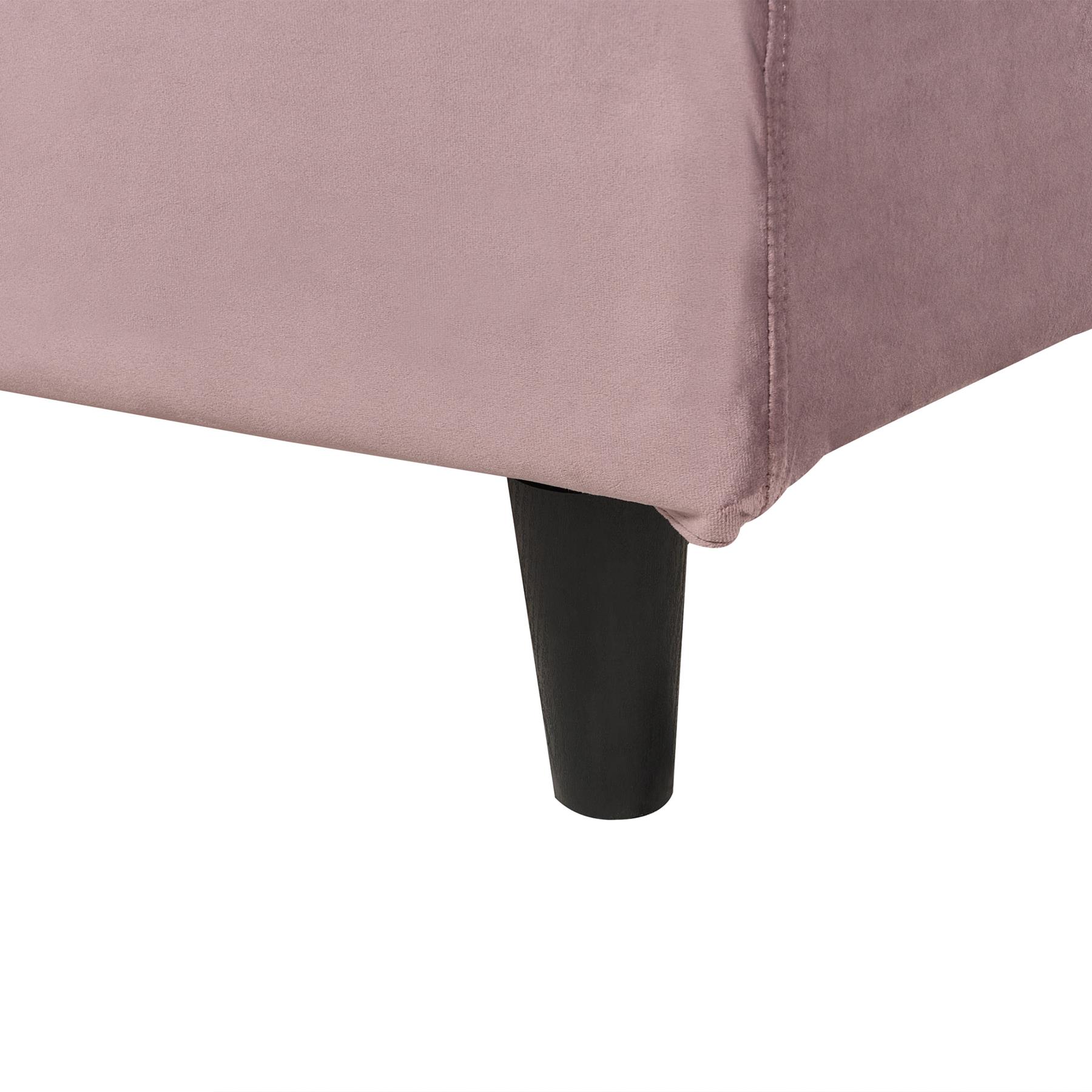 Beliani - FITOU - Bekleding bed - Roze - 140 x 200 cm - Fluweel