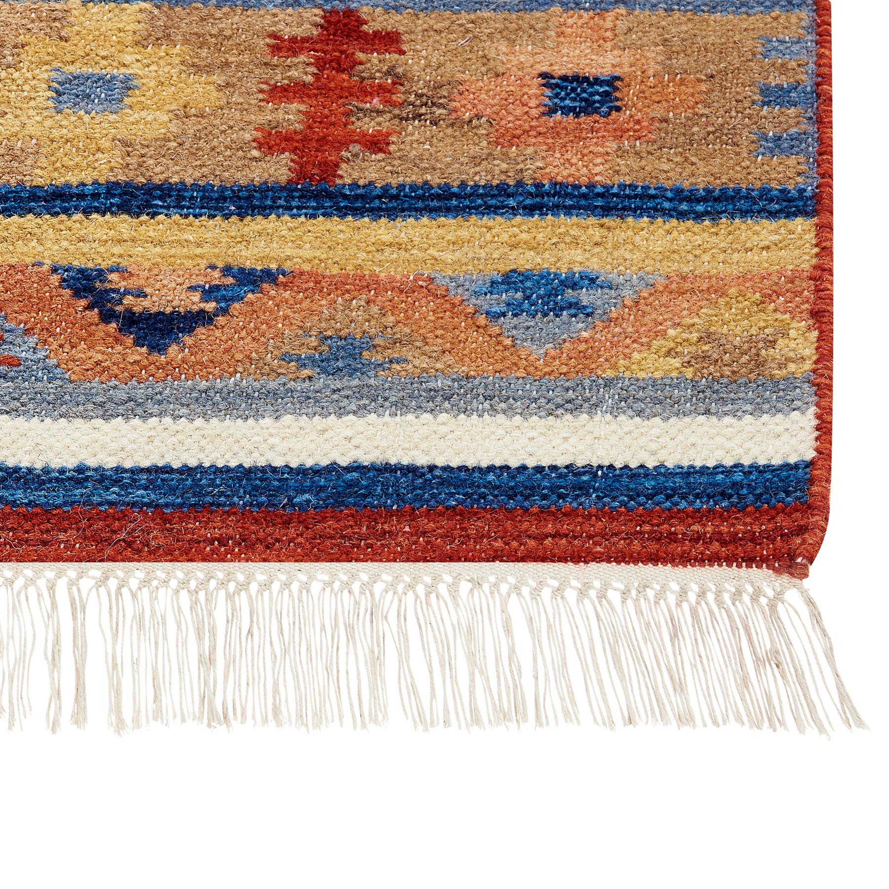Beliani-NORAKERT-Kelim vloerkleed-Multicolor-200 x 300 cm-Wol