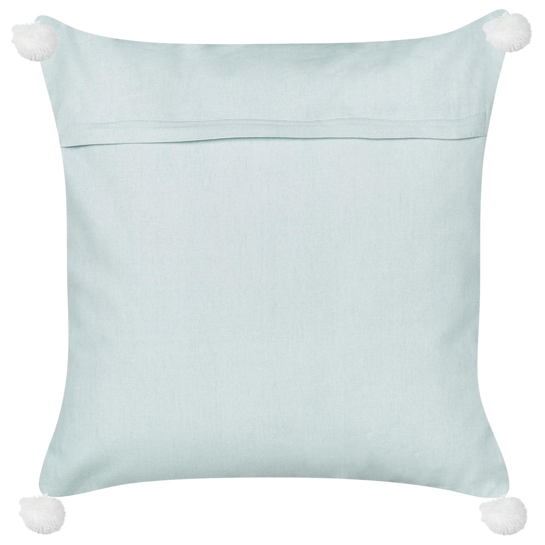 Beliani-LEATHESIA-Sierkussen set van 2-Blauw-45 x 45 cm-Fluweel