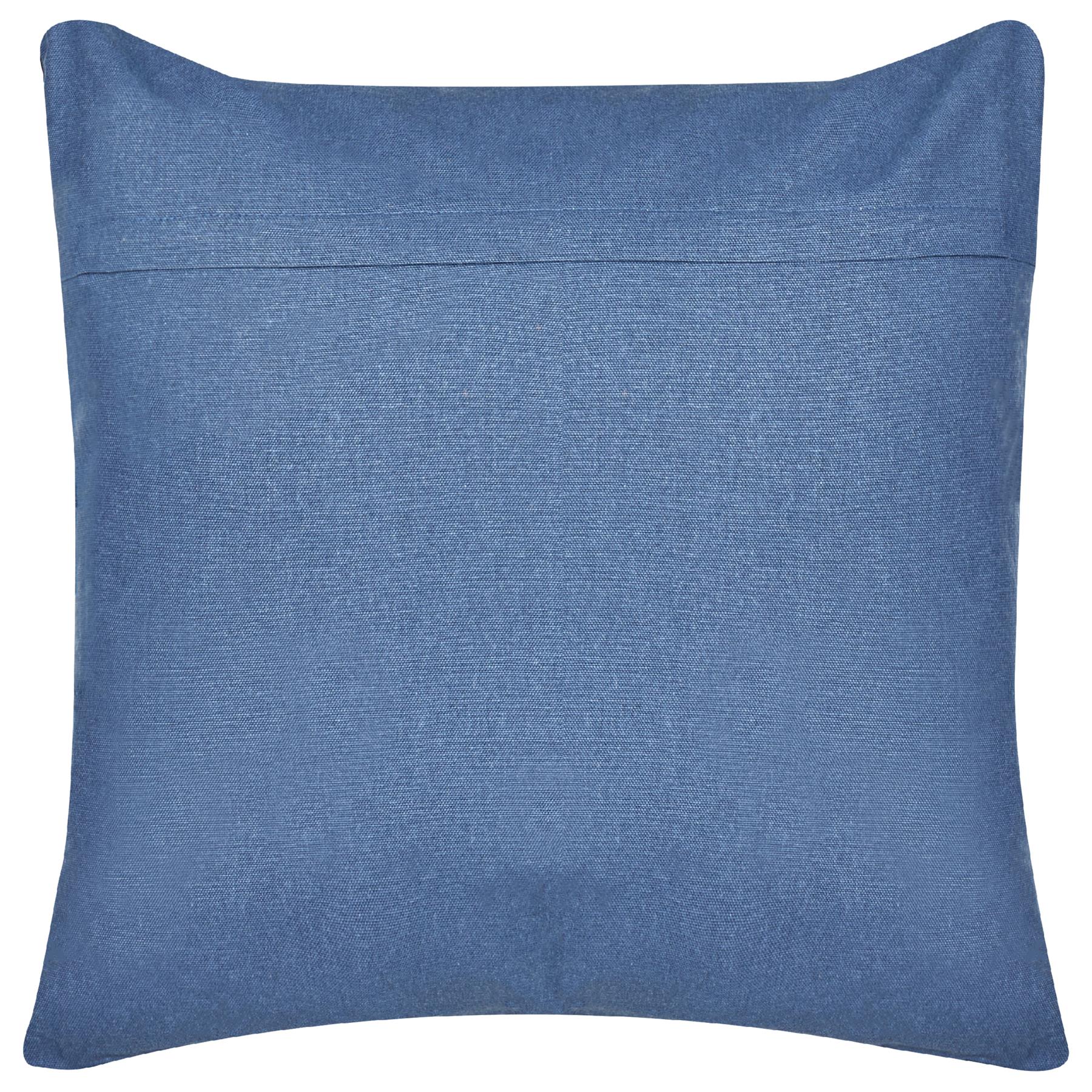 Beliani-BLUESTEM-Sierkussen set van 2-Marineblauw-45 x 45 cm-Fluweel