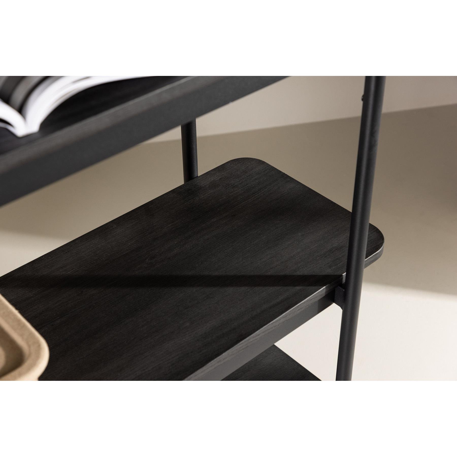 Rebellenclub Nuku Open Kast 190cm - Zwart