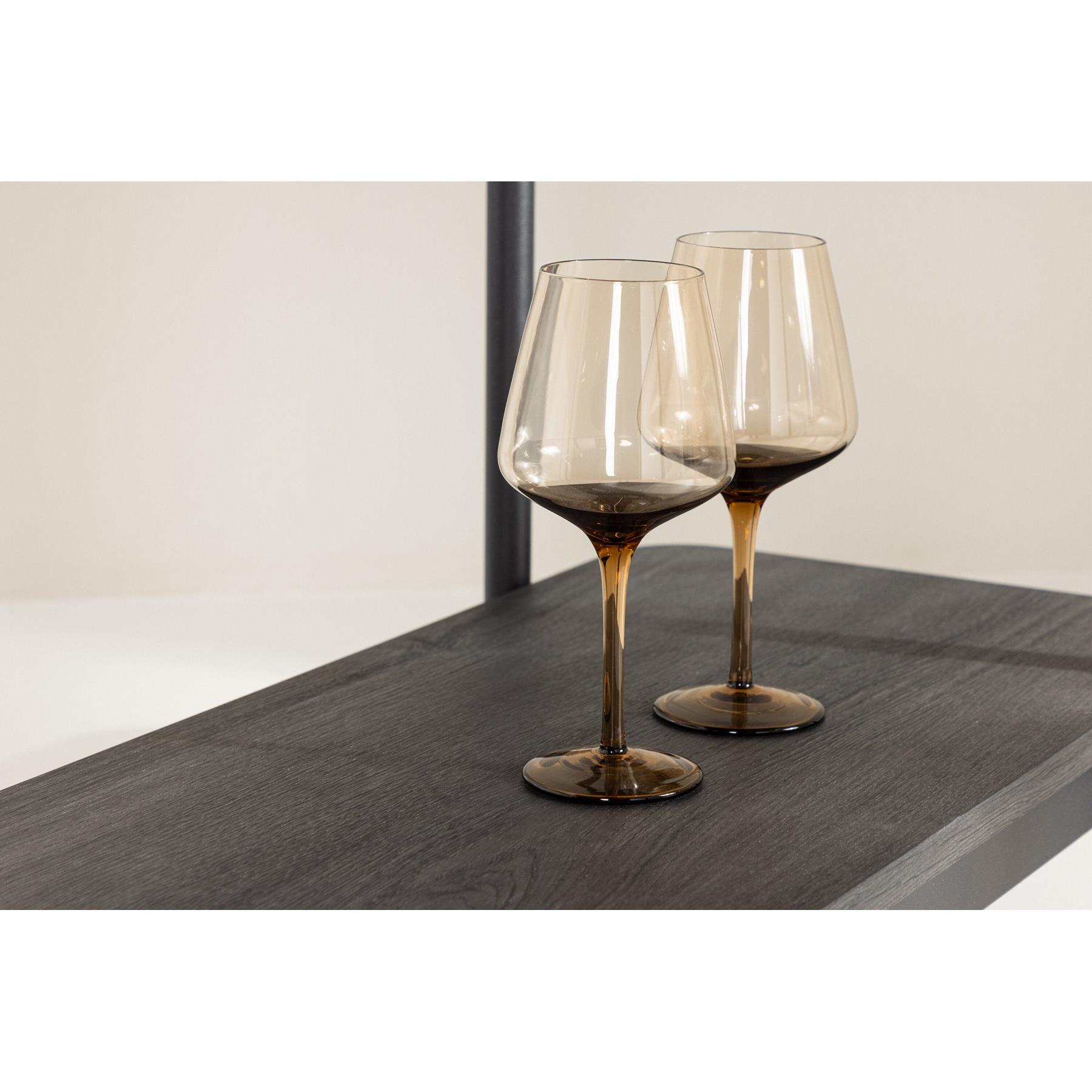 Rebellenclub Nuku Open Kast 120cm - Zwart