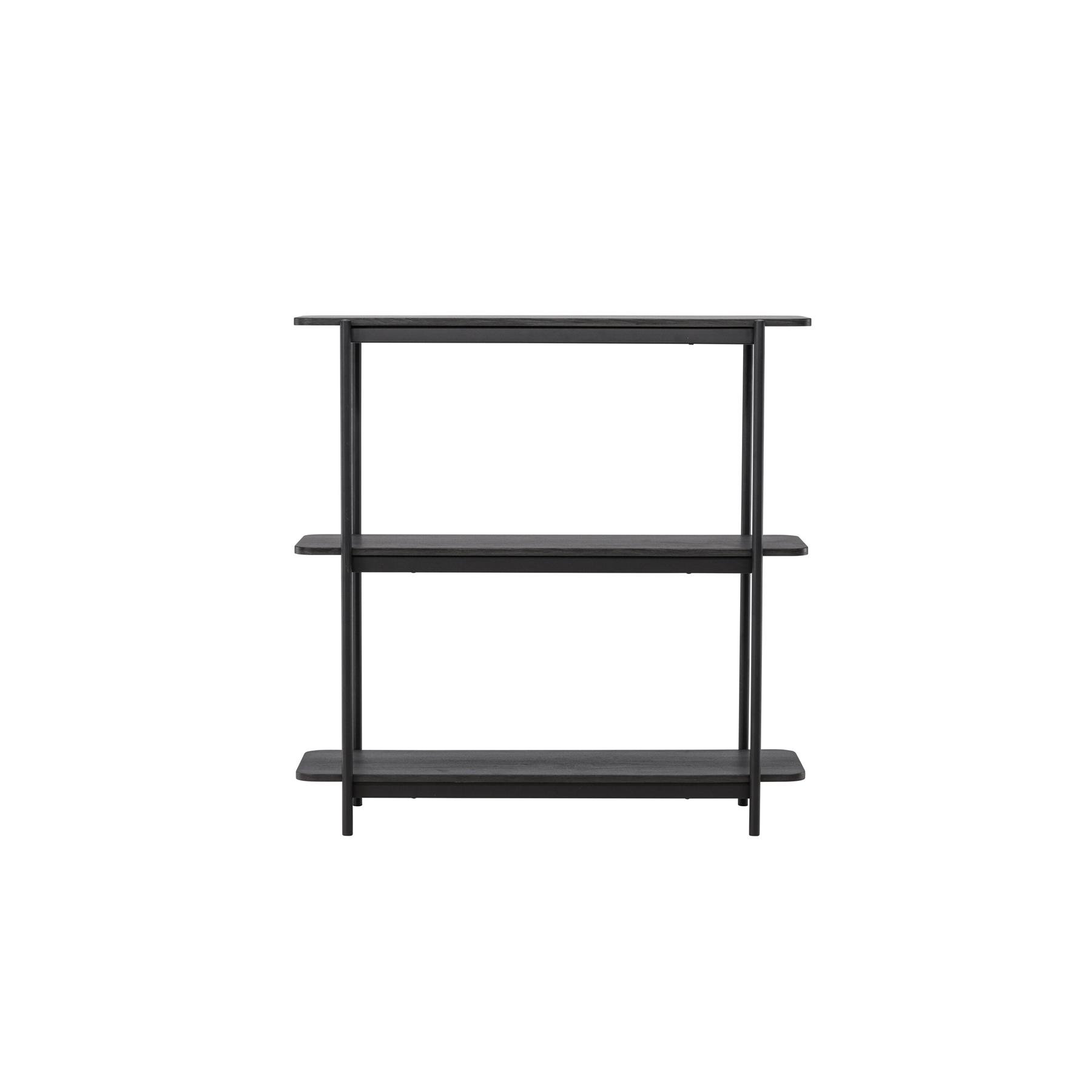 Rebellenclub Nuku Open Kast 120cm - Zwart