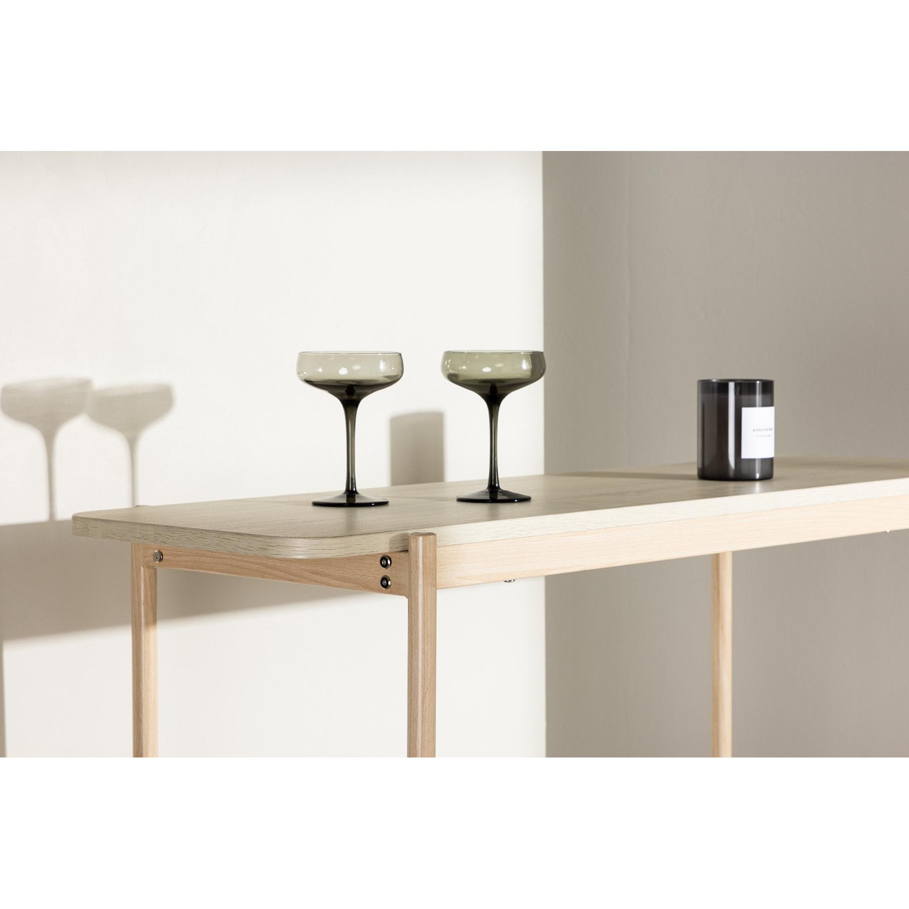 Rebellenclub Nuku Open Kast 120cm - Licht Eiken