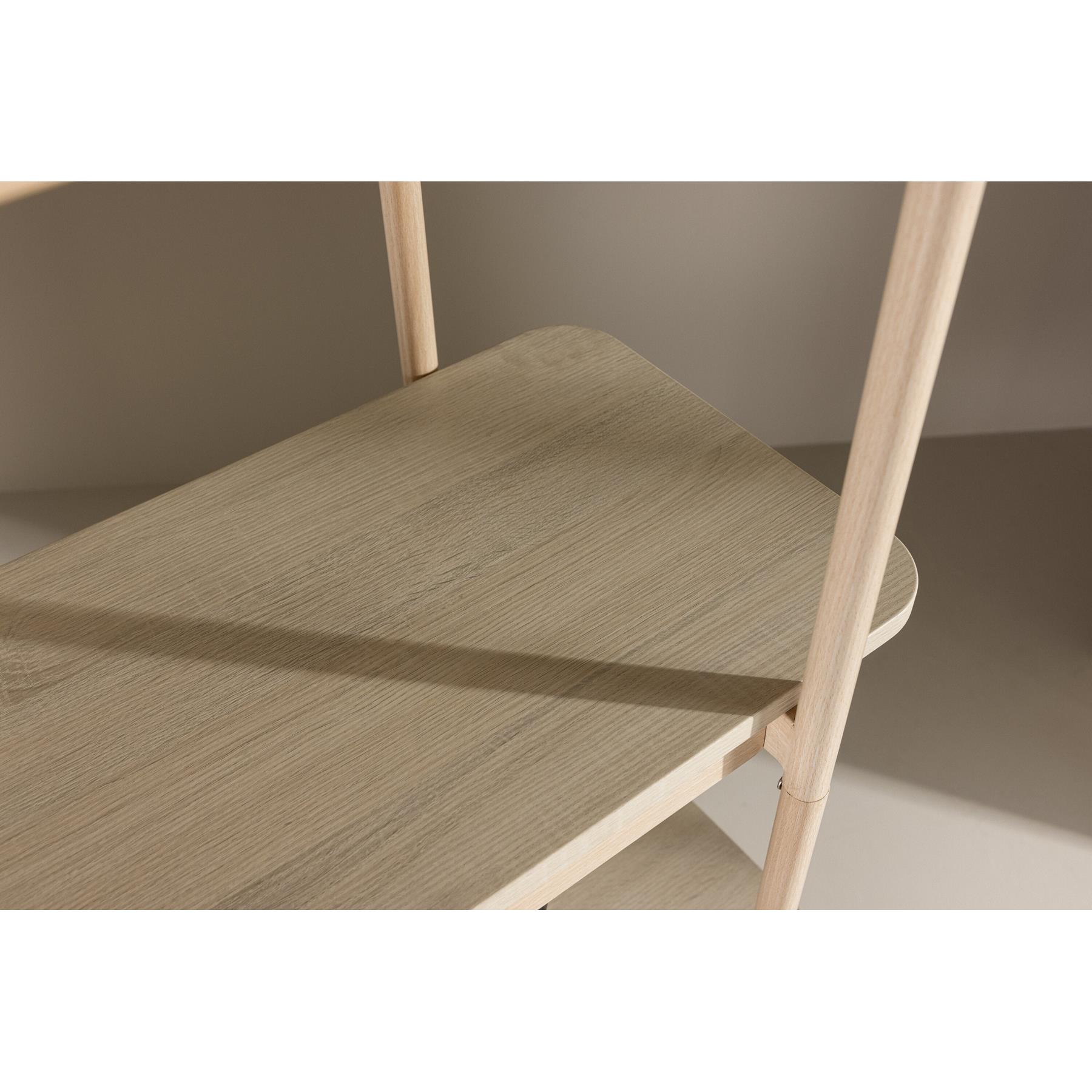 Rebellenclub Nuku Open Kast 190cm - Licht Eiken