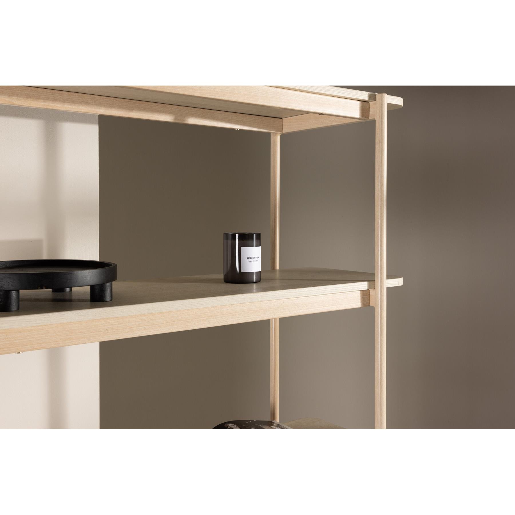 Rebellenclub Nuku Open Kast 190cm - Licht Eiken