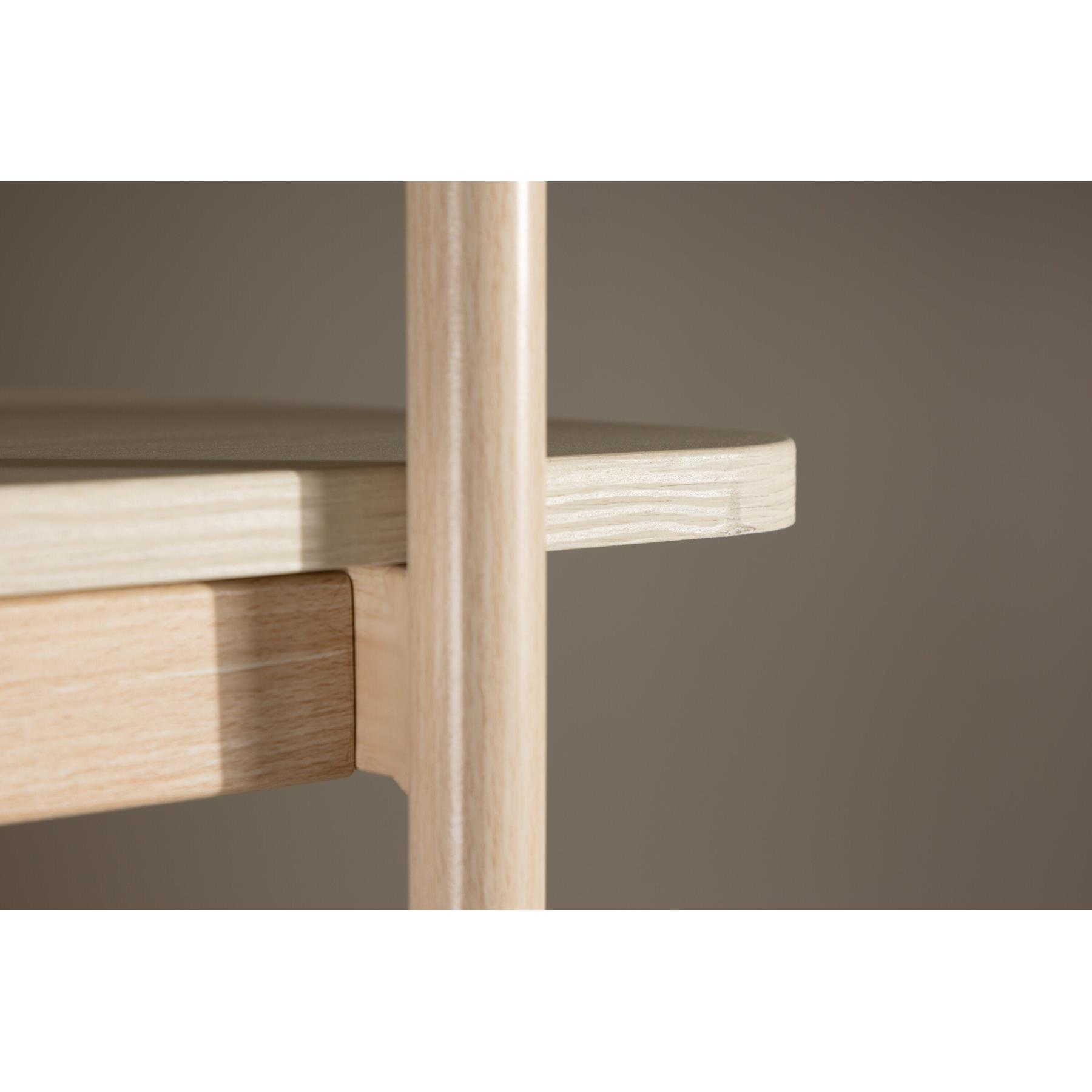 Rebellenclub Nuku Open Kast 190cm - Licht Eiken