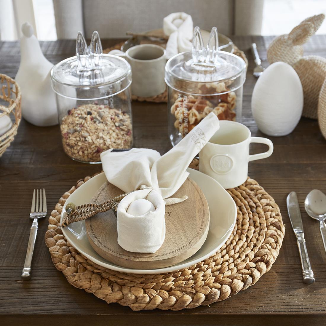 Riviera Maison dinerbord Wit bord 26 cm - Portofino - Porselein