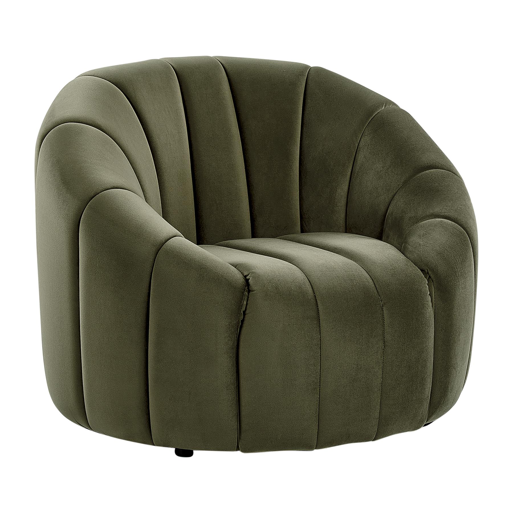 Beliani - MALUNG - Fauteuil - Donkergroen - Fluweel