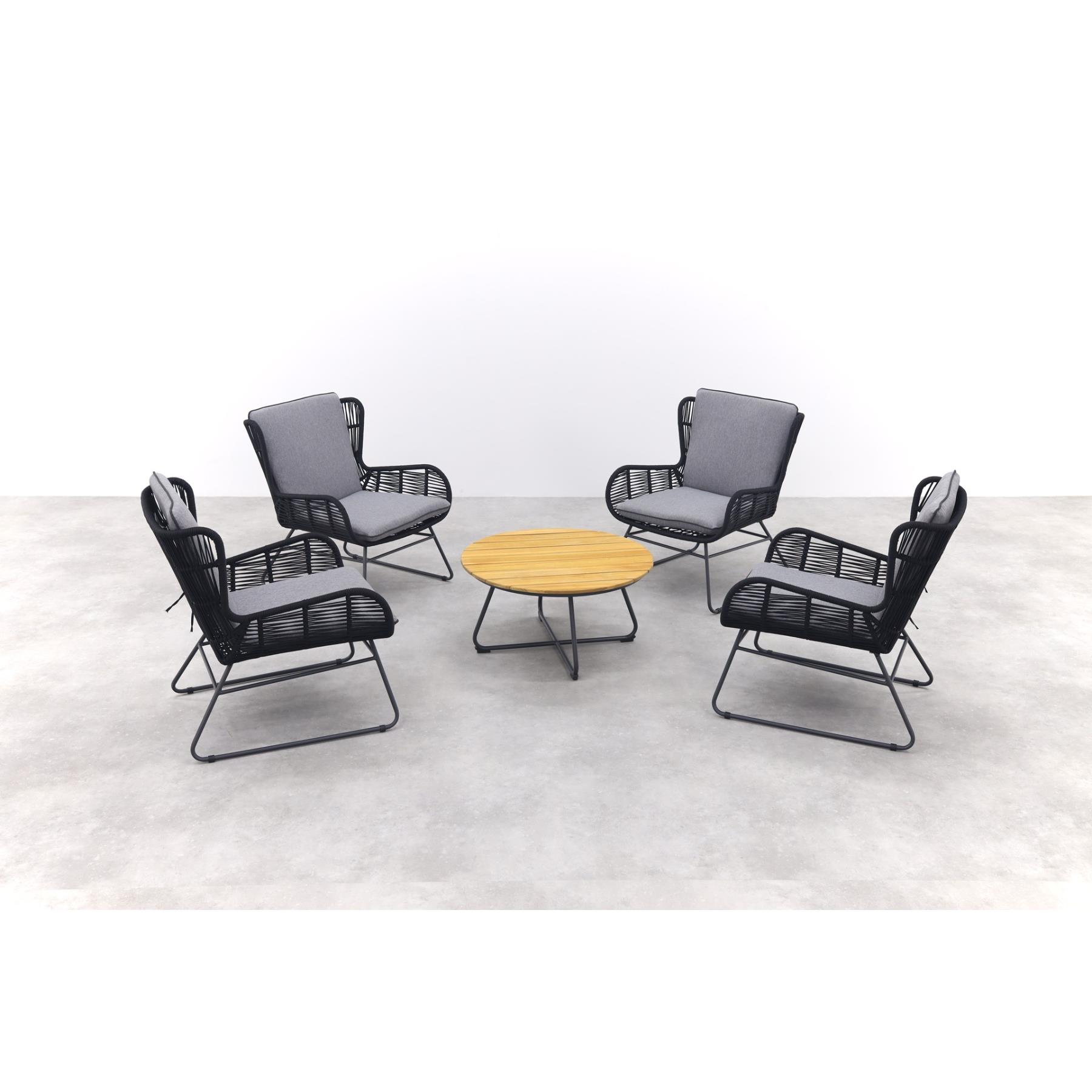 Exotan Grace stoel loungeset - 5-delig