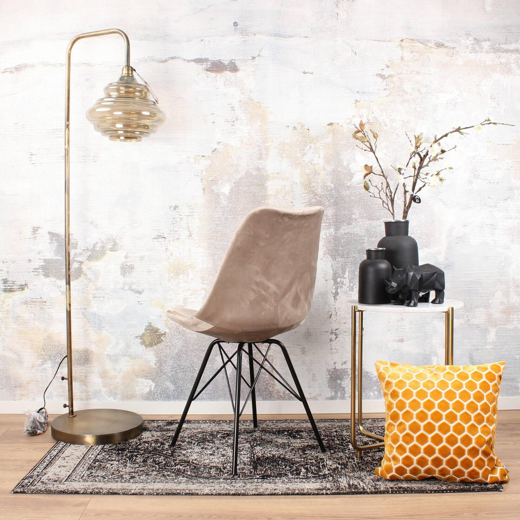 DS4U DS4U Velvet kuipstoel limited edition champagne|taupe