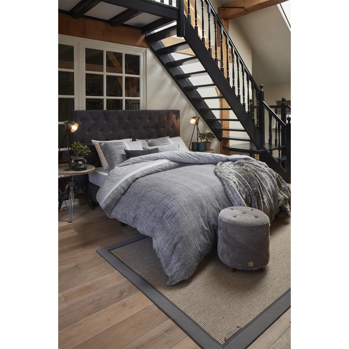 Riviera Maison Amsterdam Loft  dekbedovertrek - 200x200|220 - Grijs