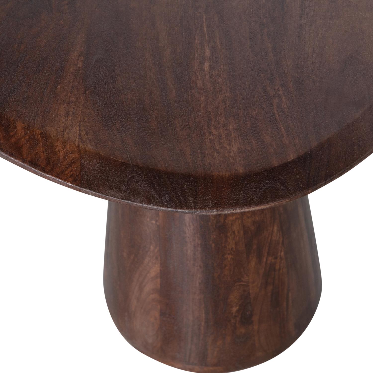 BePureHome Posture Bijzettafel - Hout - Walnoot - 52x60x50