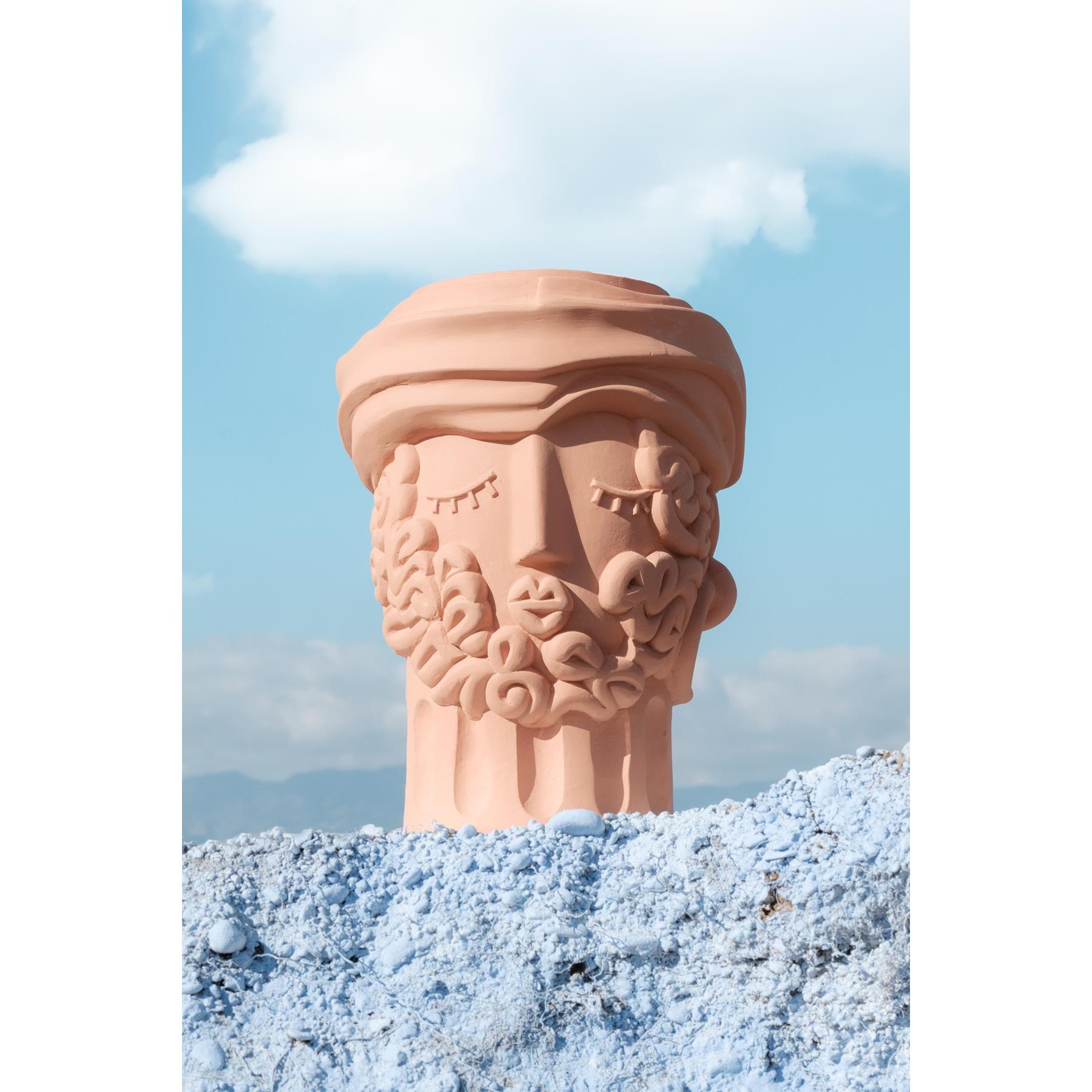 Seletti Magna Graecia Terracotta vaas Man