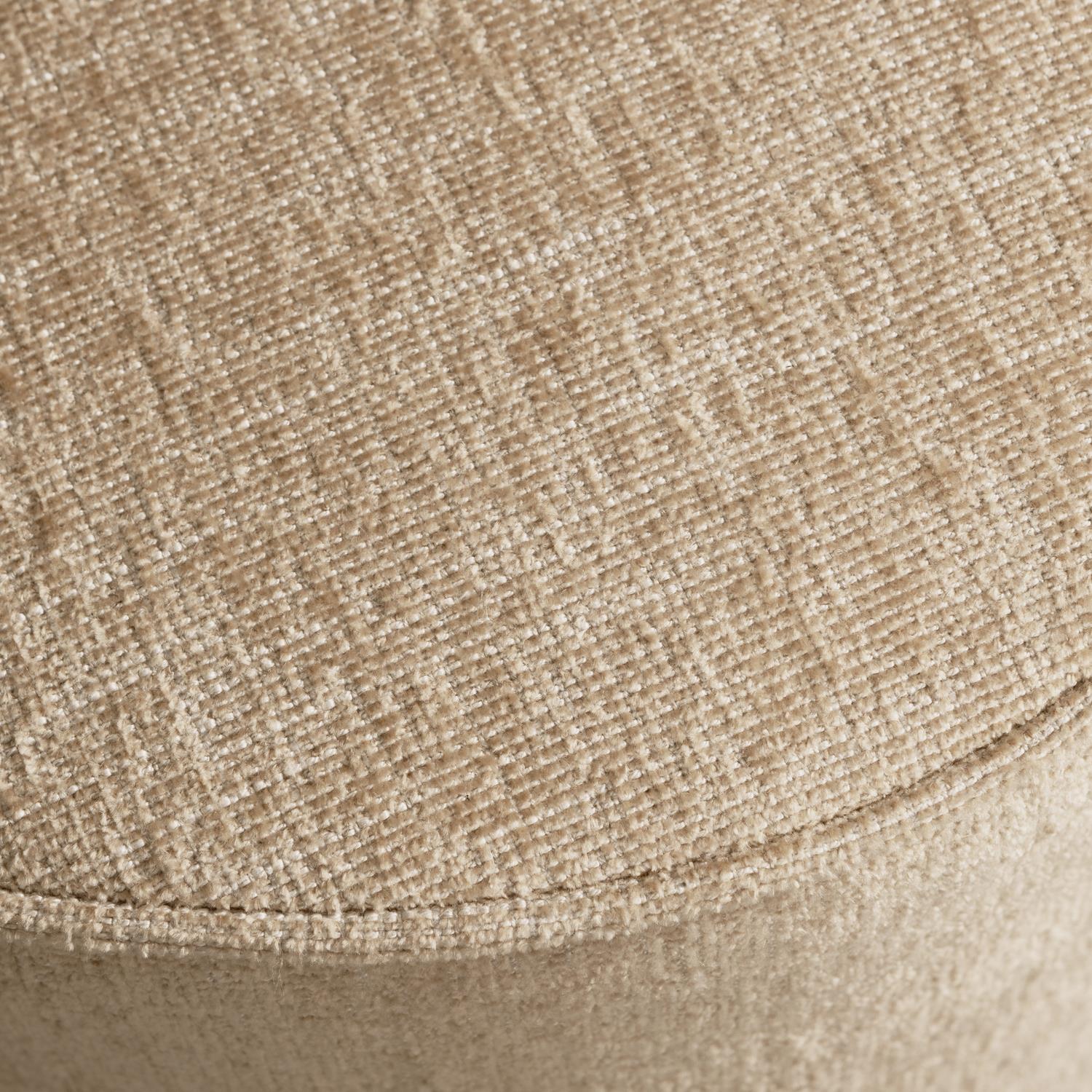 vtwonen Pearl Poef - Natural - Natural Melange - 45x40x40