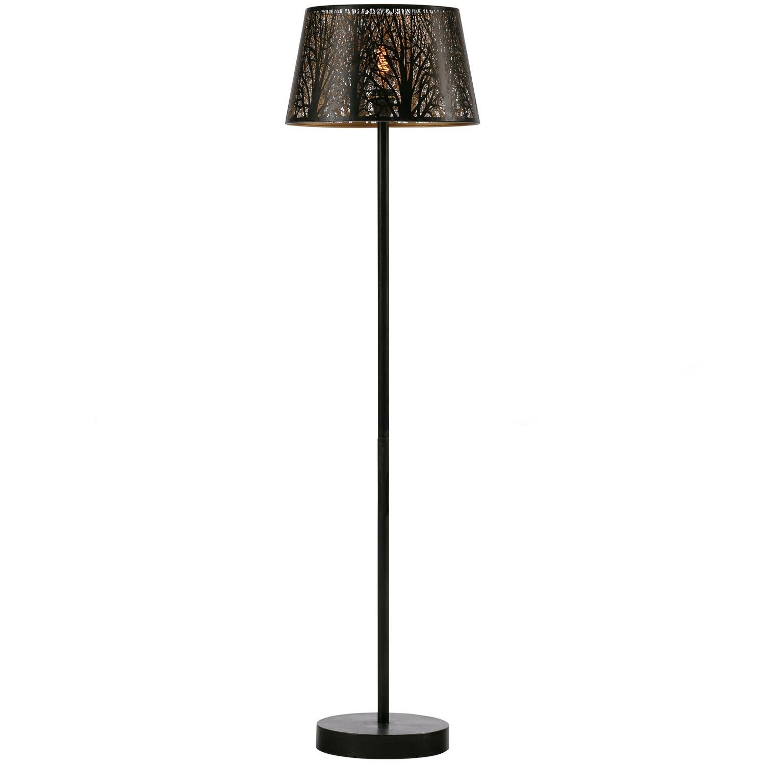 WOOOD Keto Vloerlamp - Metaal - Antique Brass - 161x42x42