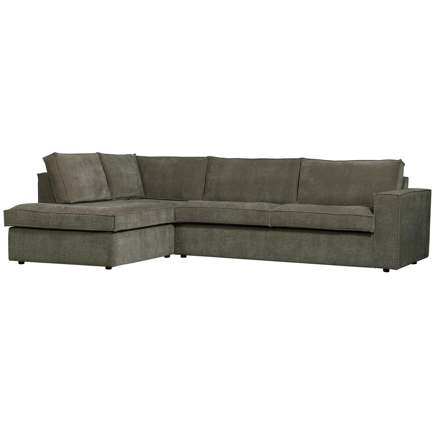WOOOD Hajo Hoekbank Links - Rib - Forest - 84x283x197