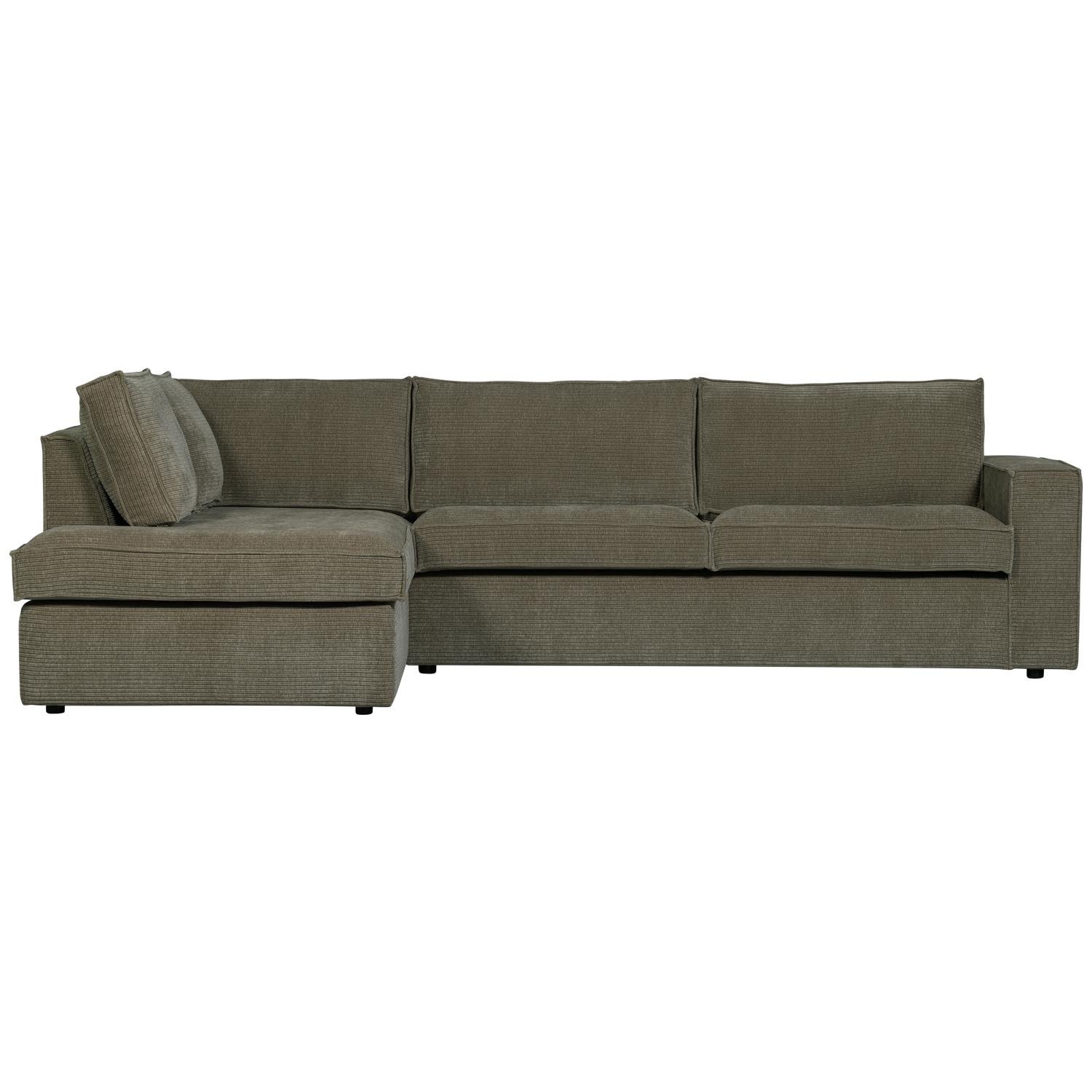 WOOOD Hajo Hoekbank Links - Rib - Forest - 84x283x197