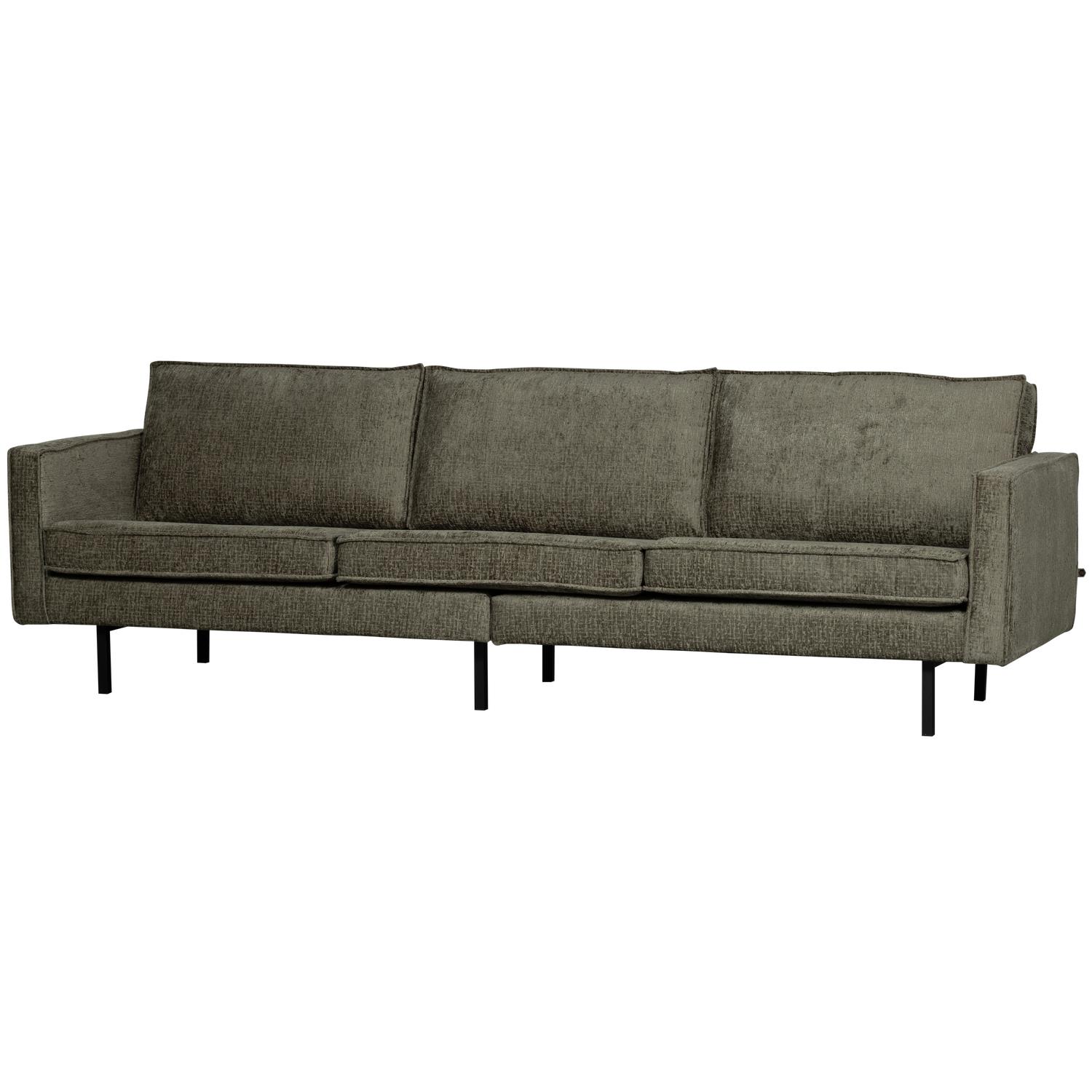 BePureHome Bank 3-Zits Rodeo - Structure Velvet - Frost - 85x277x86