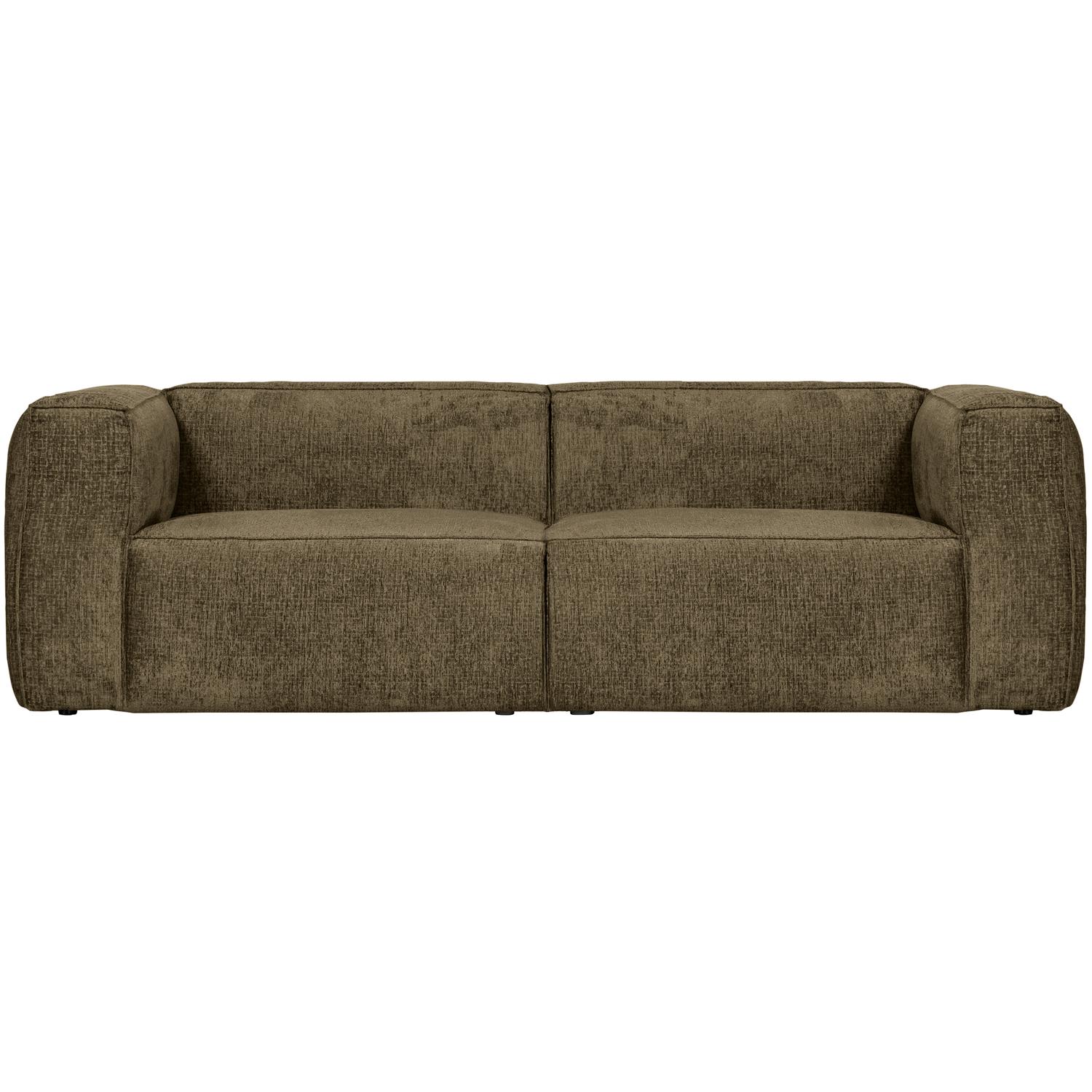 WOOOD Bean 3,5-zitsbank - Structure Velvet - Moss 