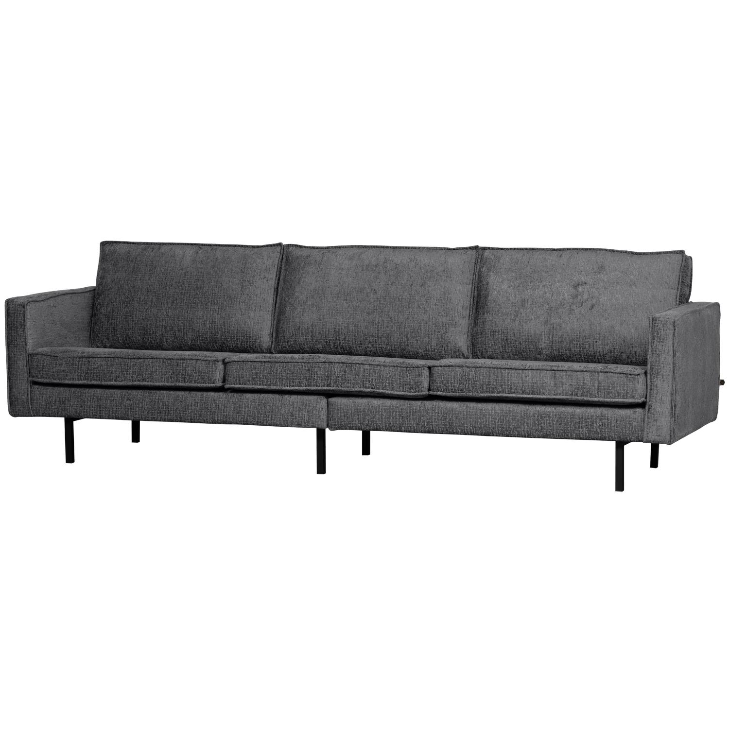 BePureHome Bank 3-Zits Rodeo - Structure Velvet - Mountain - 85x277x86