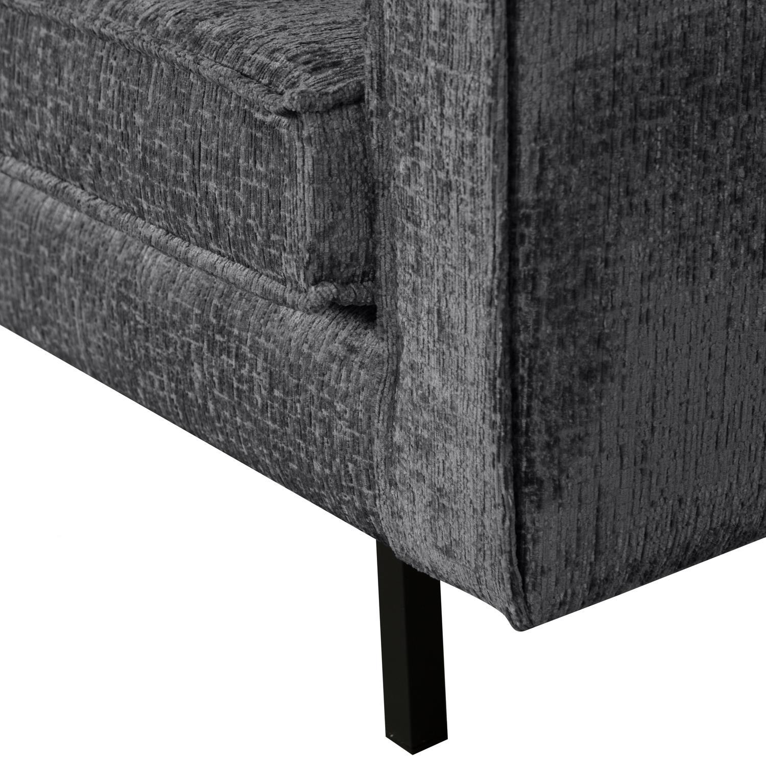 BePureHome Bank 3-Zits Rodeo - Structure Velvet - Mountain - 85x277x86