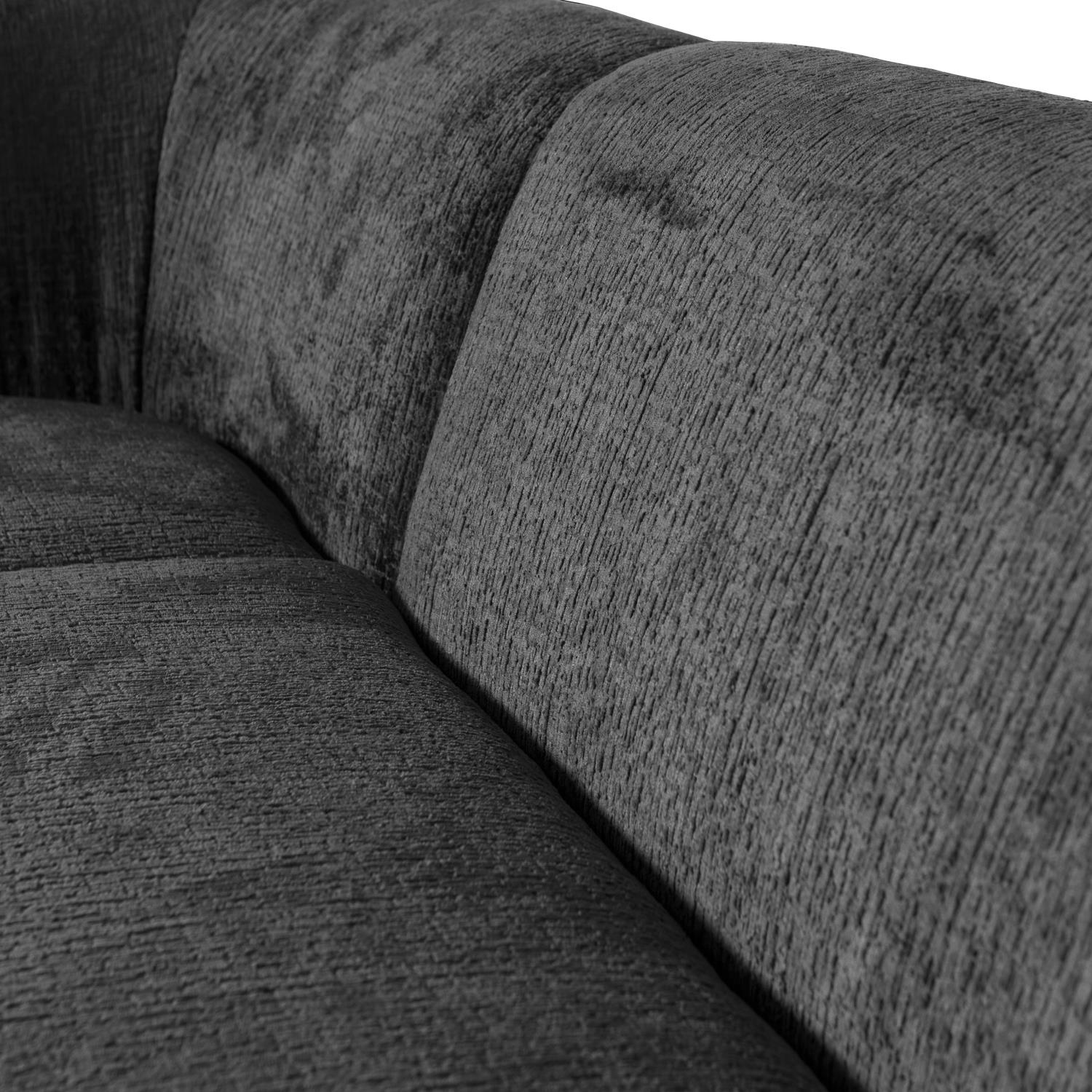 BePureHome Sloping Hoekbank Links - Velvet - Mountain - 77x274x225|87