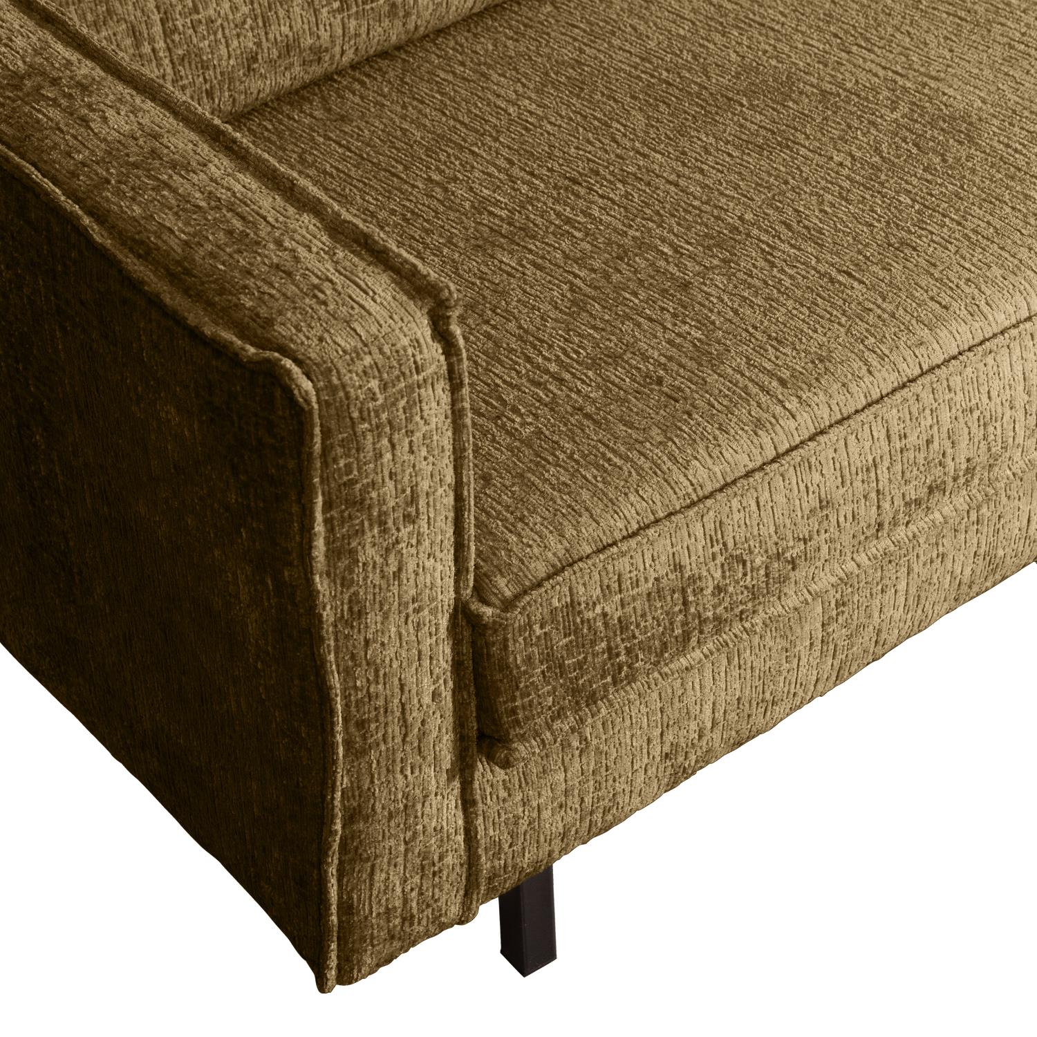 BePureHome Hoekbank Rechts Rodeo - Velvet - Brass - 85x266x213