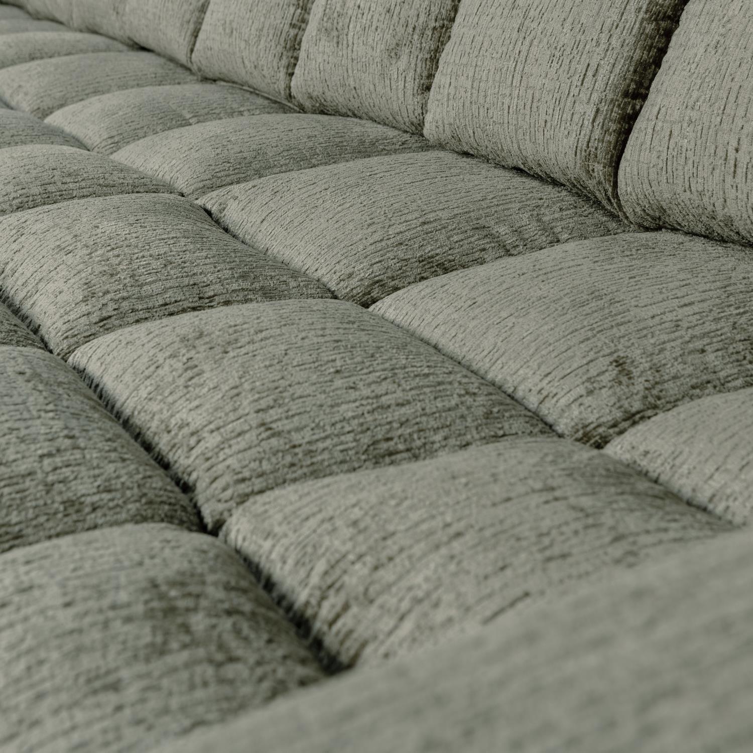WOOOD Second Date Chaise Longue Links - Structure Velvet - Frost