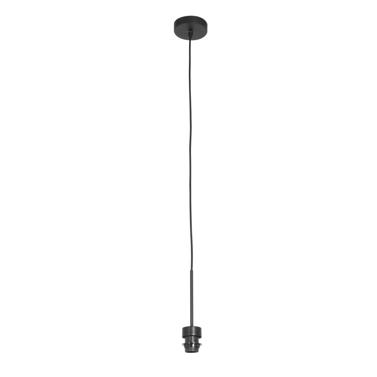 Steinhauer - hanglamp - Sparkled Light - zwart - metaal - Ø 11cm - E27 - 3602ZW
