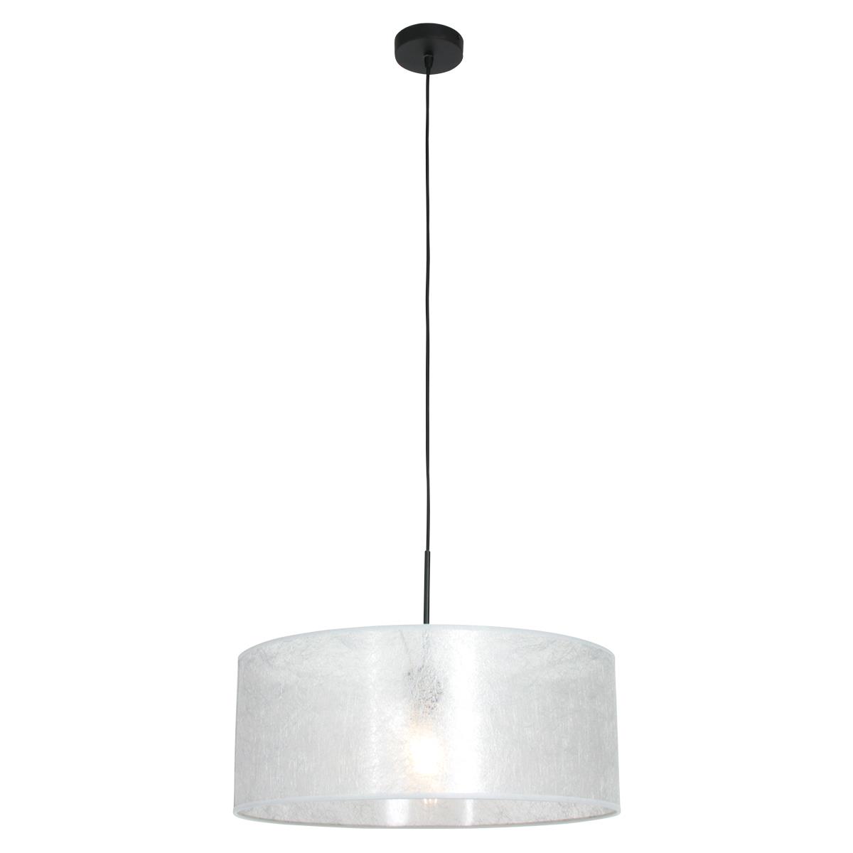 Steinhauer - hanglamp - Sparkled Light - zilver - kunststof metaal - Ø 50cm - E27 - 8153ZW