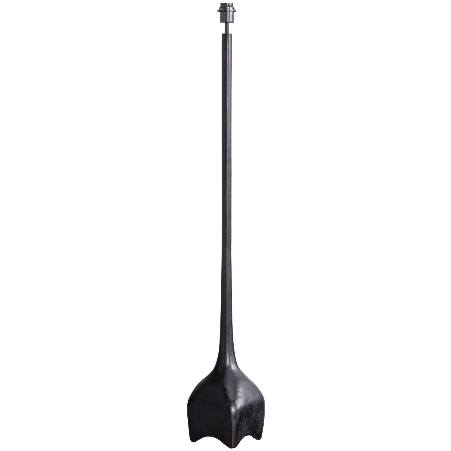 WOOOD Exclusice Foss Lampenvoet - Aluminium - Zwart|Bruin - 129x18x18