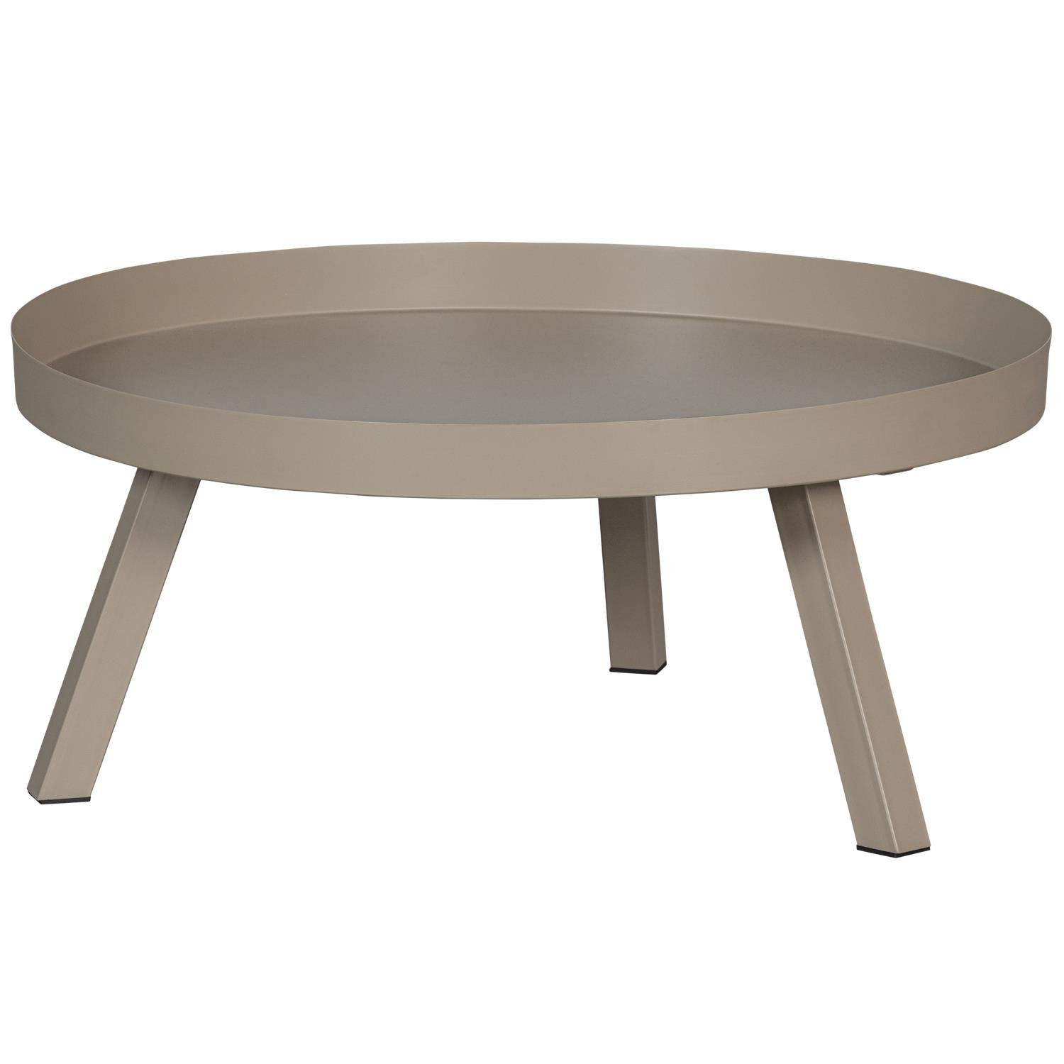 WOOOD Sunny Bijzettafel Buiten - Metaal - Mist - 35 x Ø 80 cm
