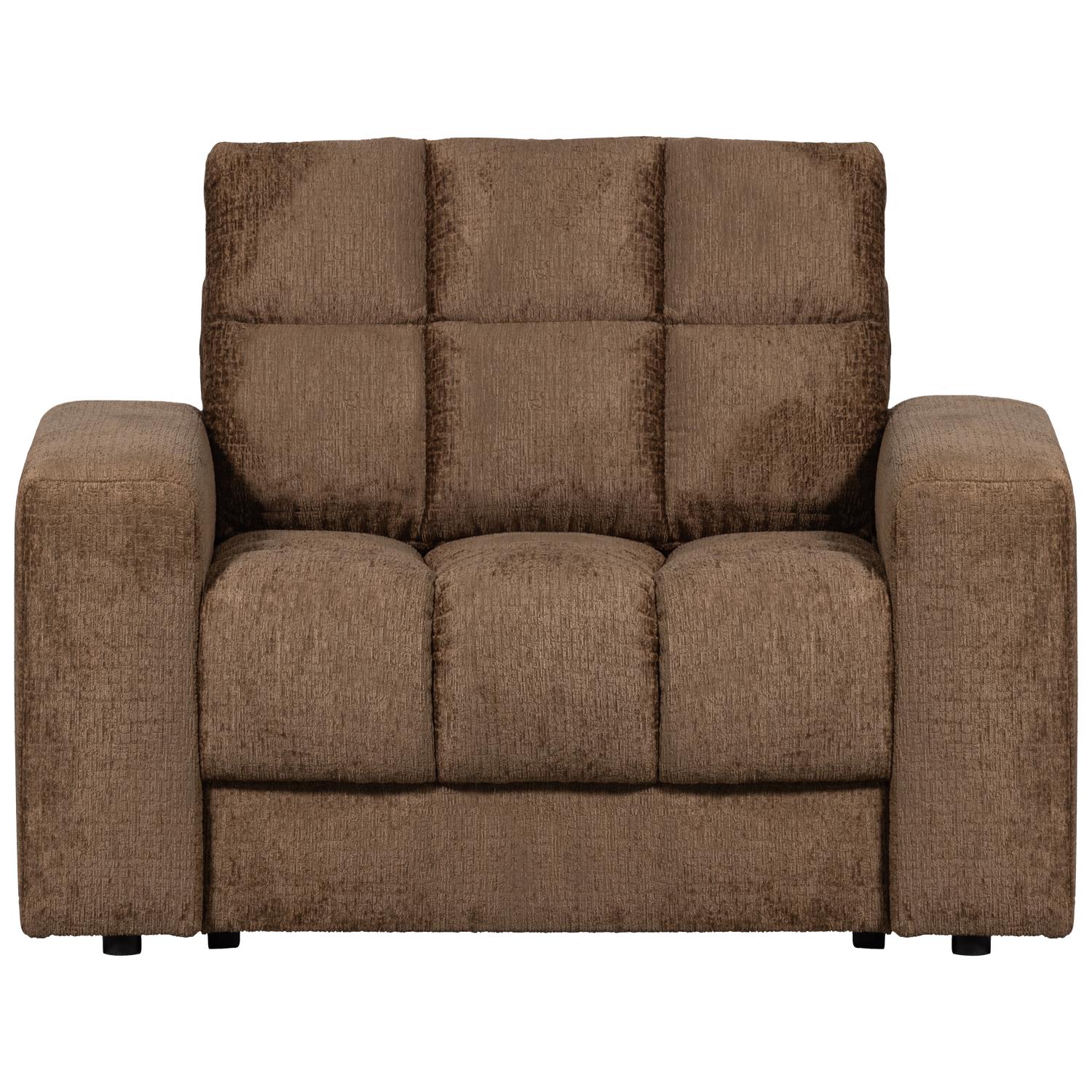 WOOOD Second Date Fauteuil - Structure Velvet - Brass