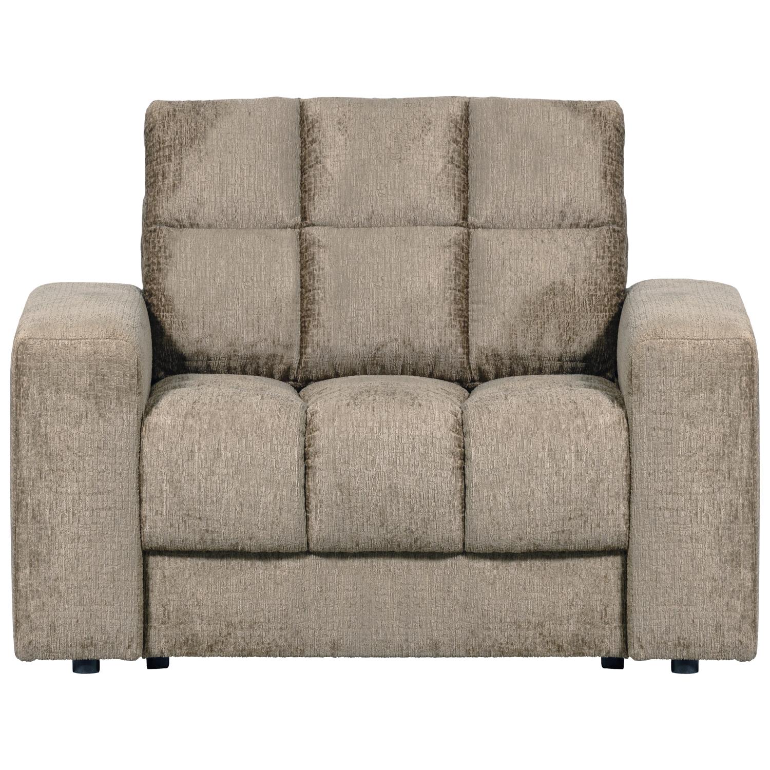 WOOOD Second Date Fauteuil - Structure Velvet - Wheatfield