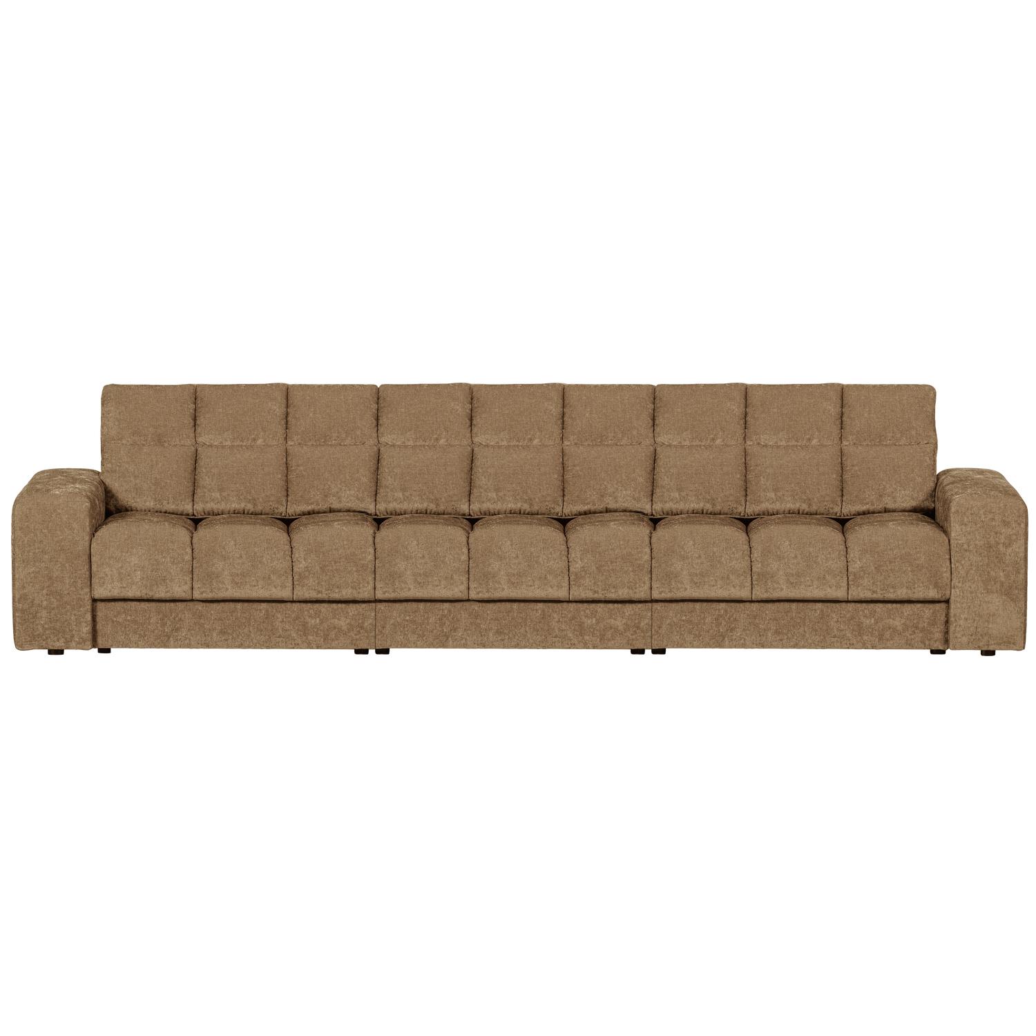 WOOOD Second Date 3-zits Bank - Vintage - Zand