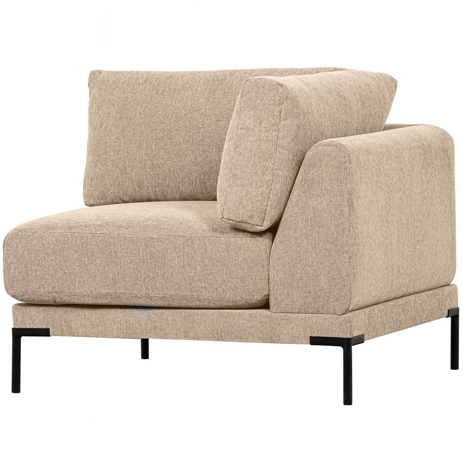 vtwonen Couple Bank Hoekelement - Polyester - Natural Melange