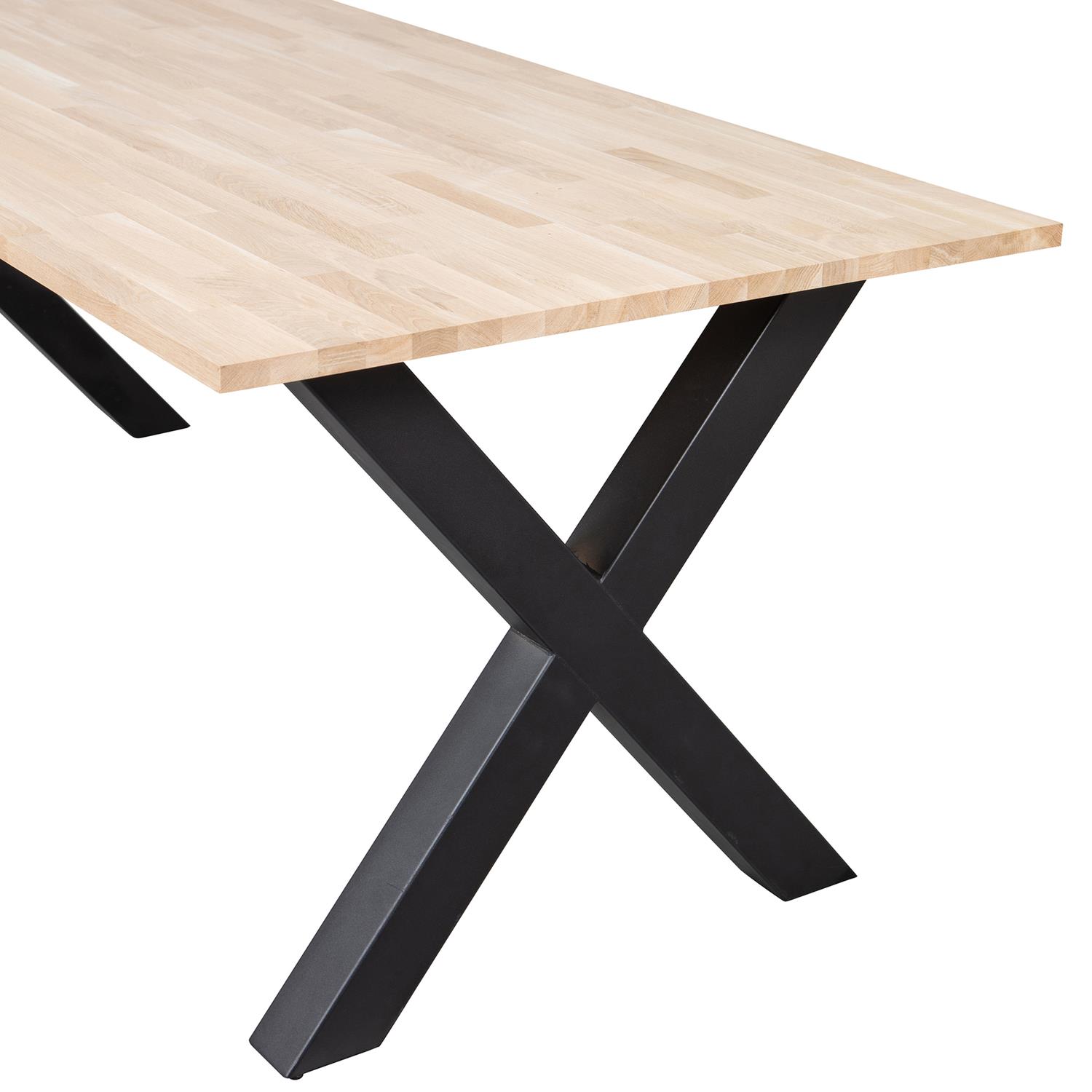 WOOOD Tablo Tafel met Alkmaar Poot - Eiken - 75x200x90
