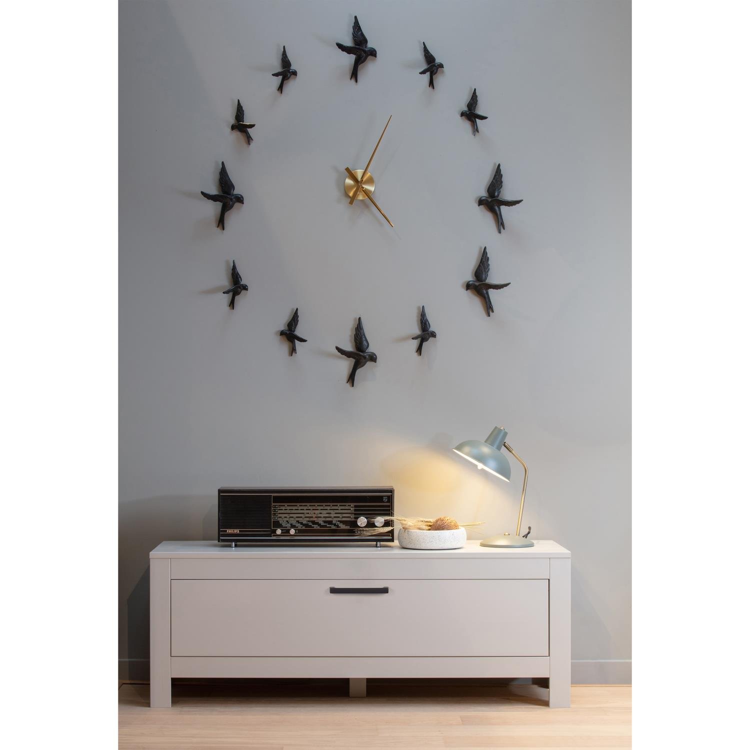 WOOOD Bonk Tv Meubel - Grenen - Mist - 45x120x40