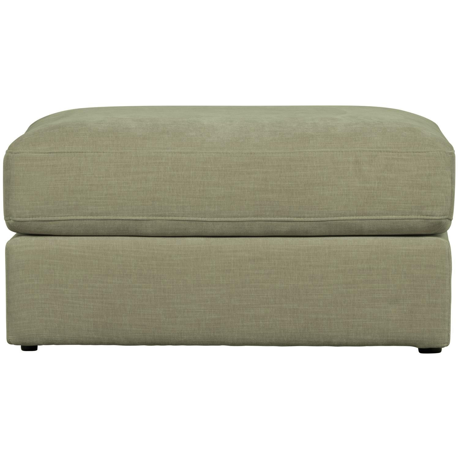 vtwonen Family Hocker - Polyester - Groen - 43x90x98