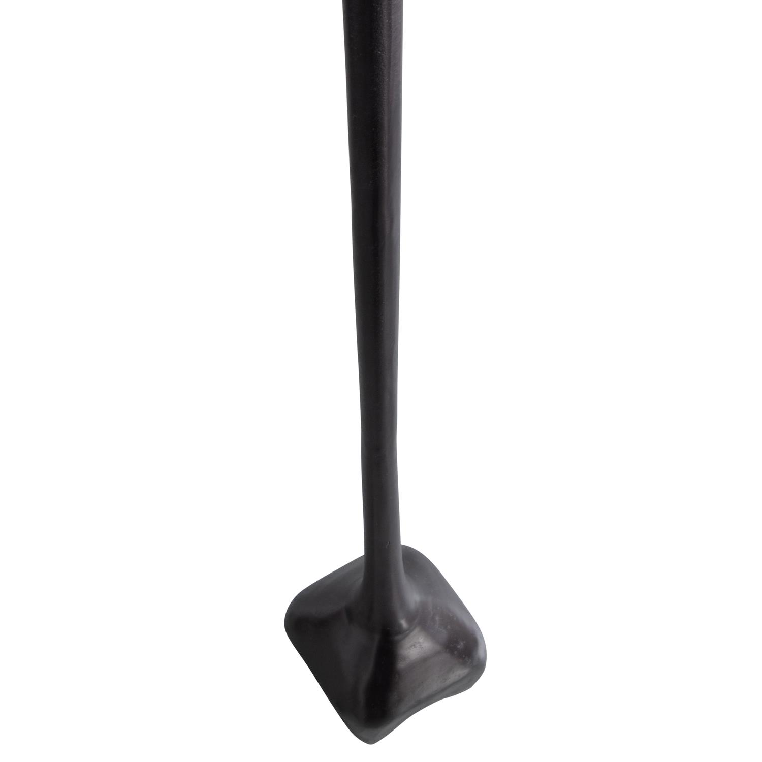 WOOOD Exclusice Foss Lampenvoet - Aluminium - Zwart|Bruin - 129x18x18